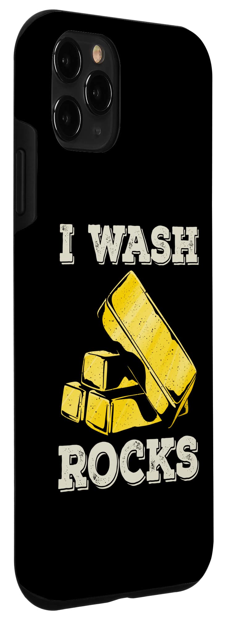 iPhone 11 Pro Case - Gold Panning Miner Design, Shockproof Protective Cover for iPhone 11 Pro - Perfect for Outdoor Adventures, Gold Mining Enthusiasts & Nature Lovers
