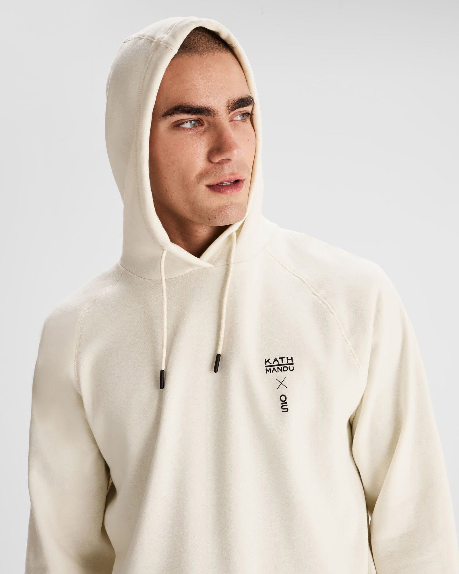 O.Smither Men's Basic Hoodie - Natural Color Cotton Pullover Sweatshirt for Casual Wear & Street Style Fashion