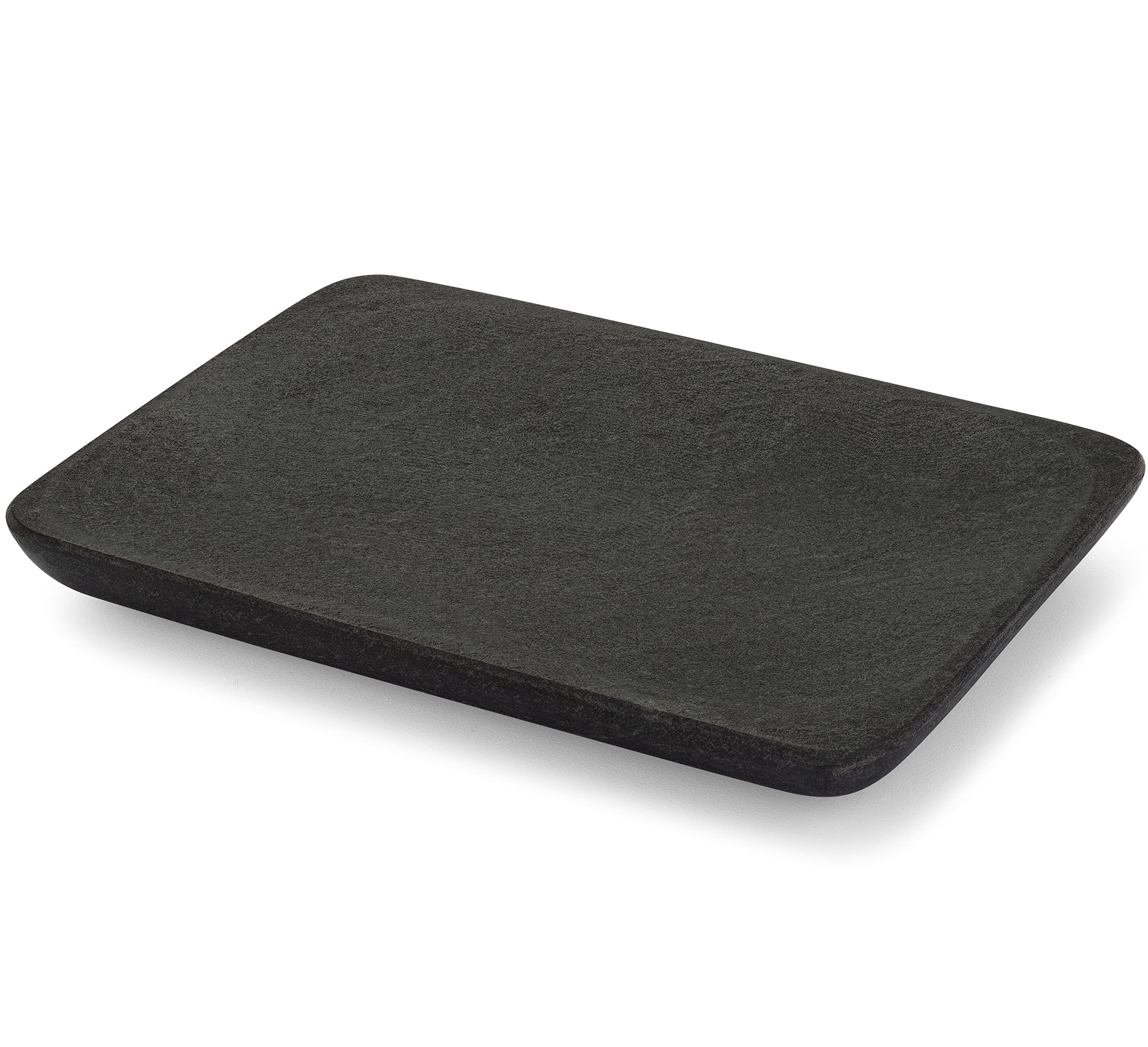 Handcrafted Black Marble Jewelry Tray - 6.5x4.5 Inch Elegant Organizer for Rings, Watches & Accessories | Perfect for Bathroom Vanity, Dresser, Nightstand or Office Desk | Durable 100% Real Solid Marble Home Decor Gift