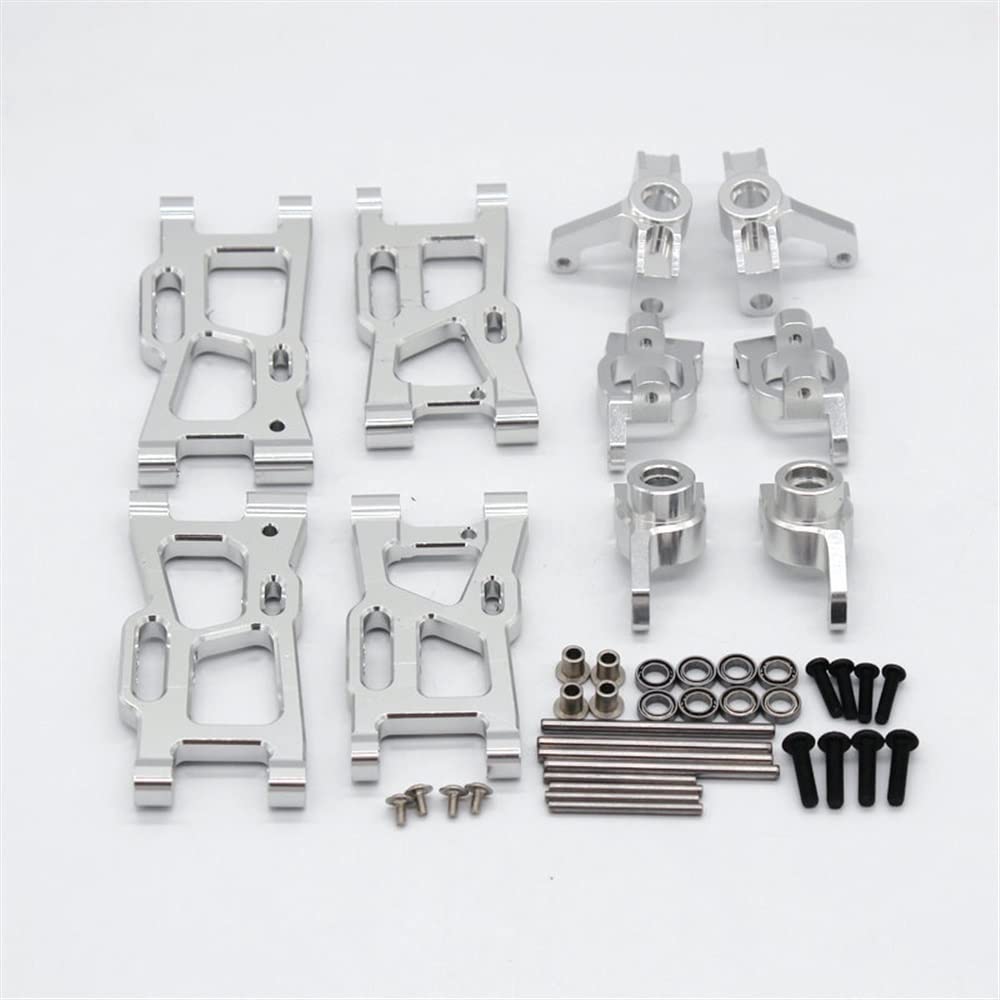 Wltoys RC Car Swing Arm Kit for 144001 144002 - Silver Accessories for Off-Road Racing