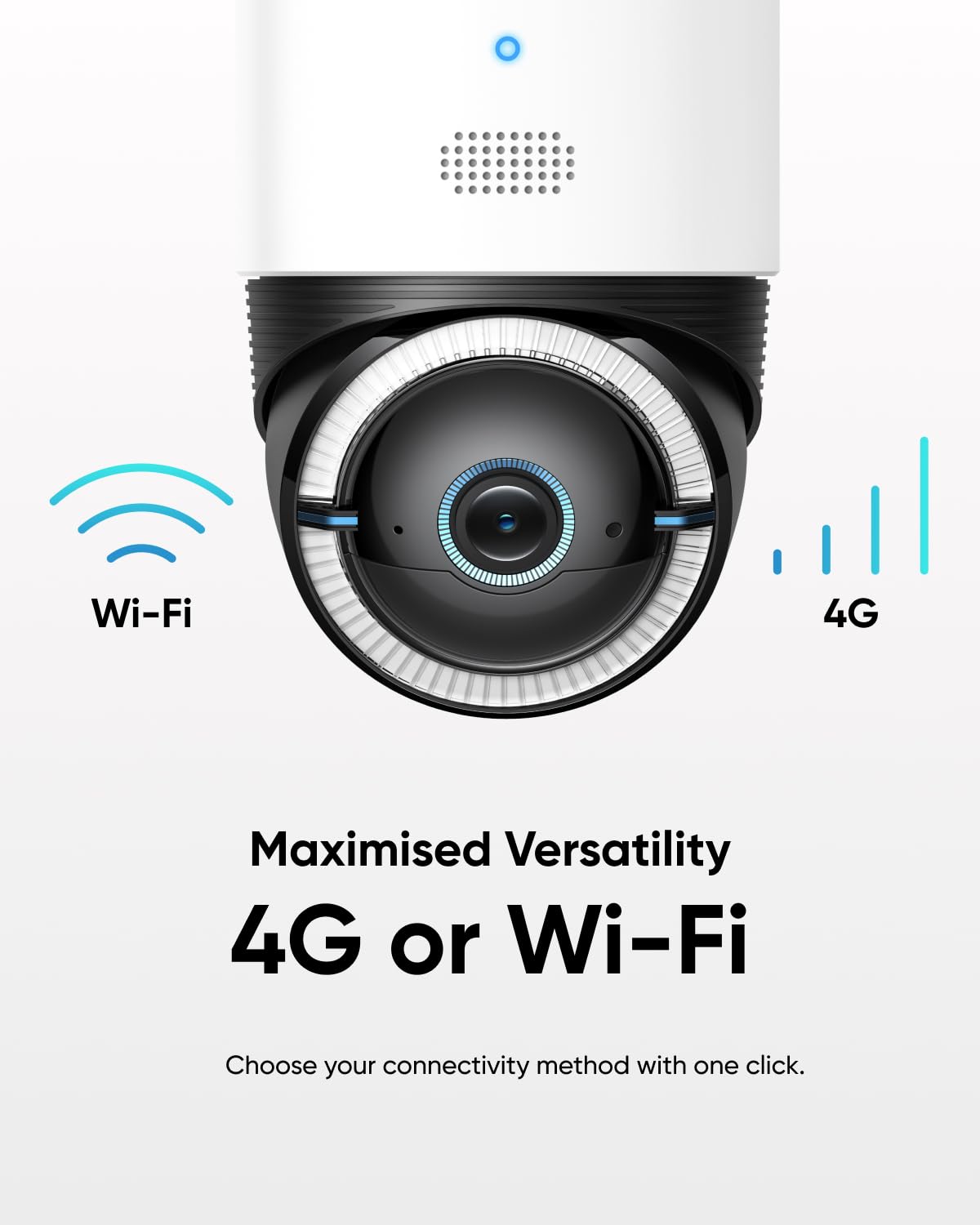 eufy Security 4G LTE Cam S330 with Wi-Fi | 4K UHD Pan Tilt Wireless Security Camera | Solar Powered with AI Human/Vehicle Detection | Includes SIM Card | Ideal for Home, Outdoor & Business Surveillance