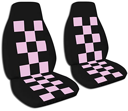 Black and Cute Pink Checkers