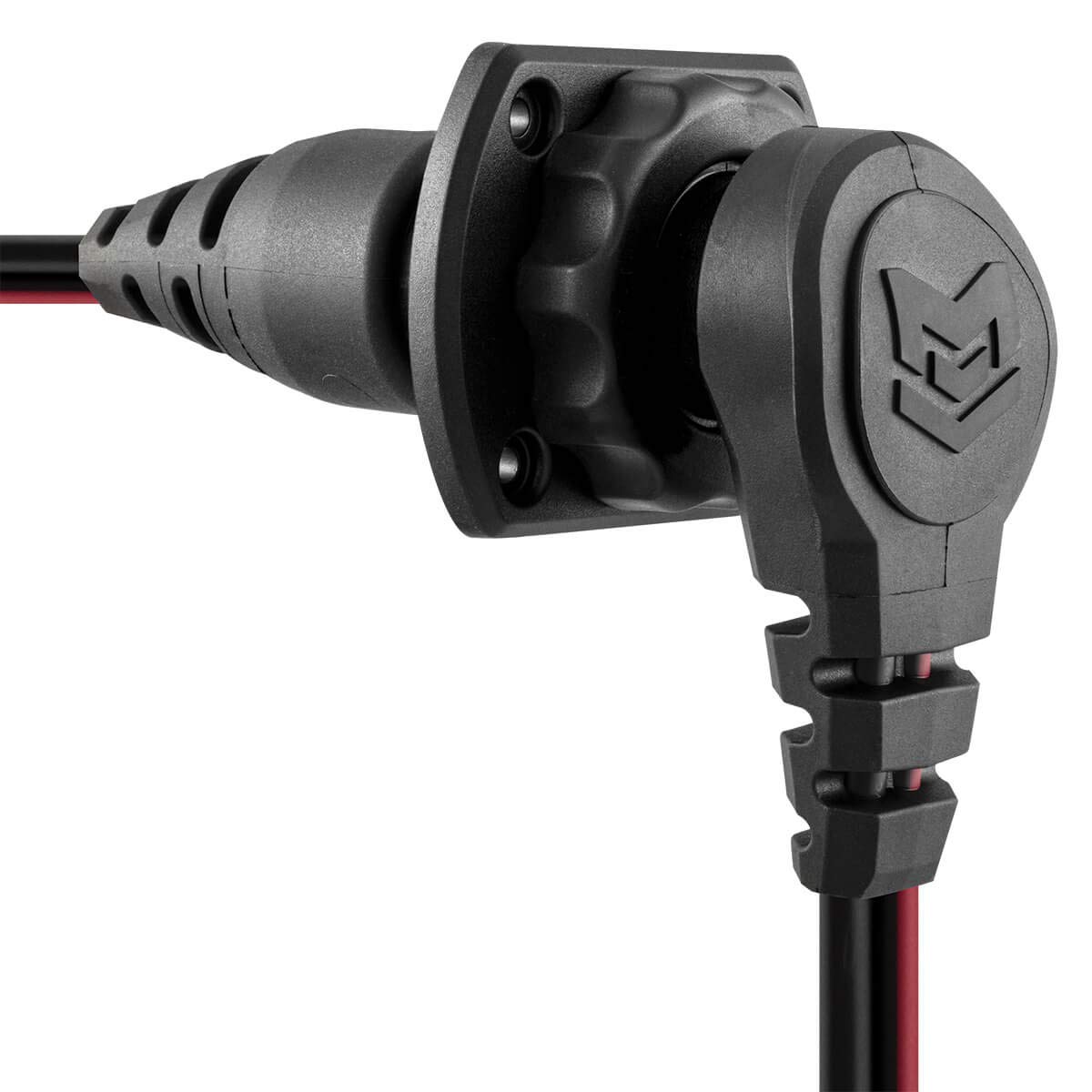 Minn Kota 1865128 MKR-26 Marine Battery Plug & Receptacle - Waterproof Electrical Connector for Freshwater & Saltwater Boats - Perfect for Trolling Motors, Fish Finders & Marine Electronics