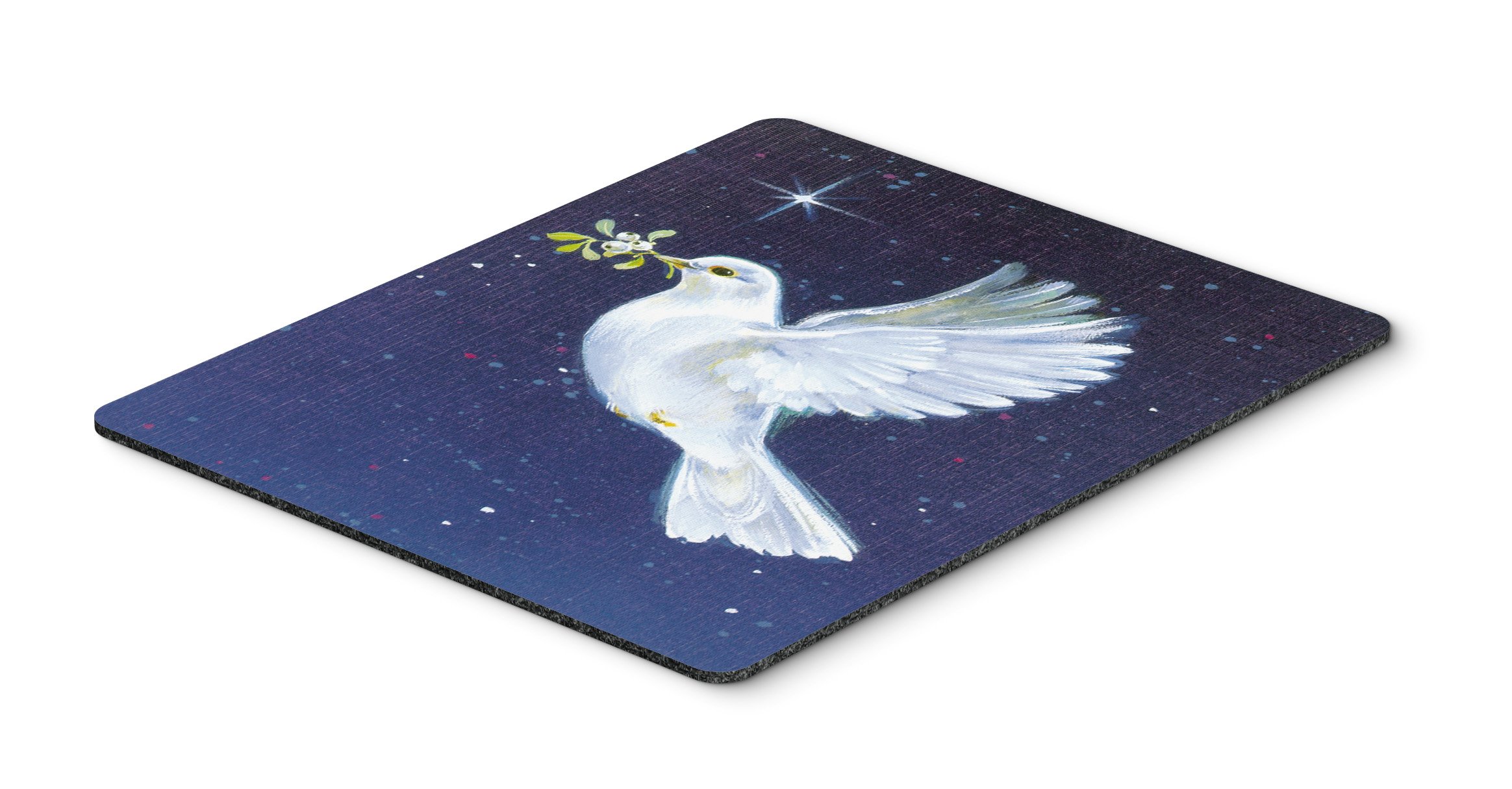 Caroline's Treasures AAH1624MP Washable Large Mouse Pad with Peace Dove & Olive Branch Design - Non-Slip Desk Mat for Home Office, Gaming, Computer & Laptop Use - Perfect Gift for Work & Study Spaces
