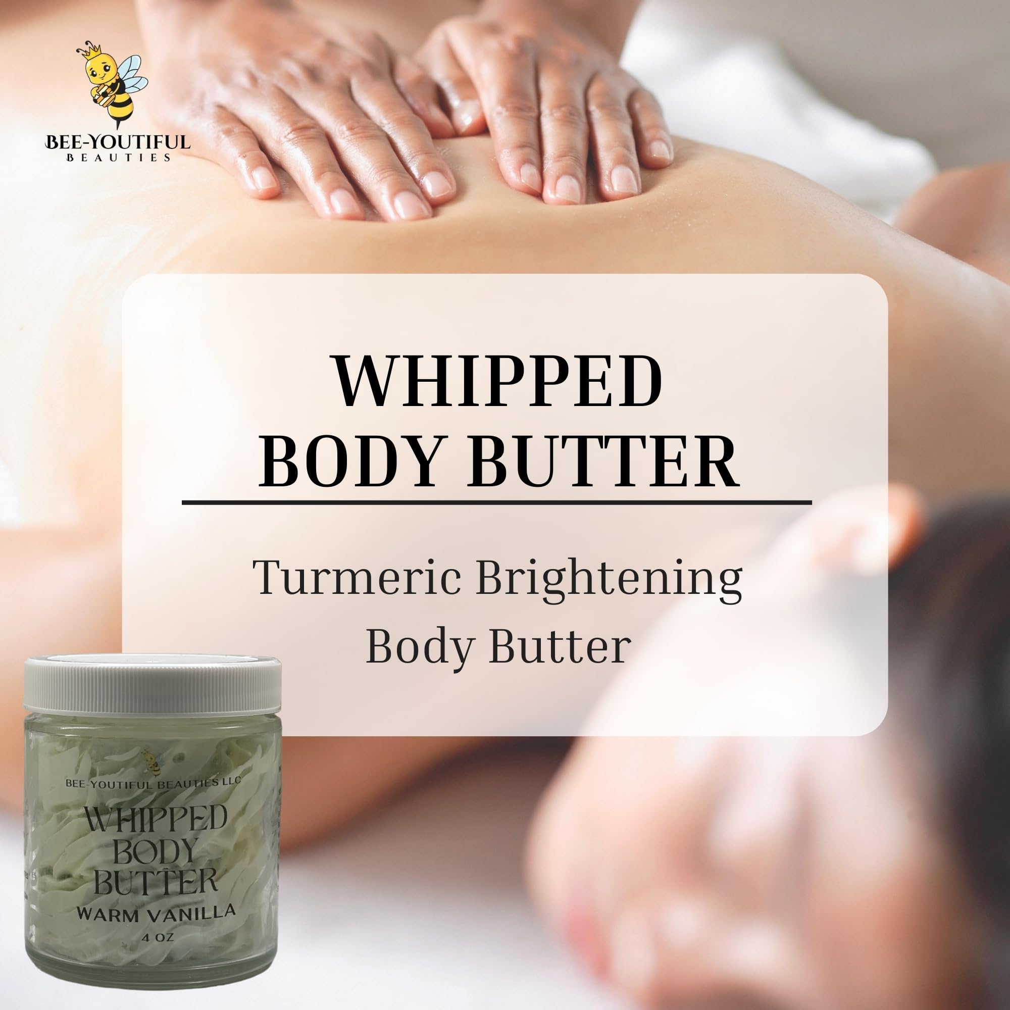 Whipped Shea & Beeswax Body Butter - Ultra Hydrating Moisturizer with Shea Butter, Mango Butter, Cocoa Butter & Beeswax for Deep Nourishment - 4oz Warm Vanilla Scent - Perfect for Dry Skin Care & Daily Moisturizing Routine
