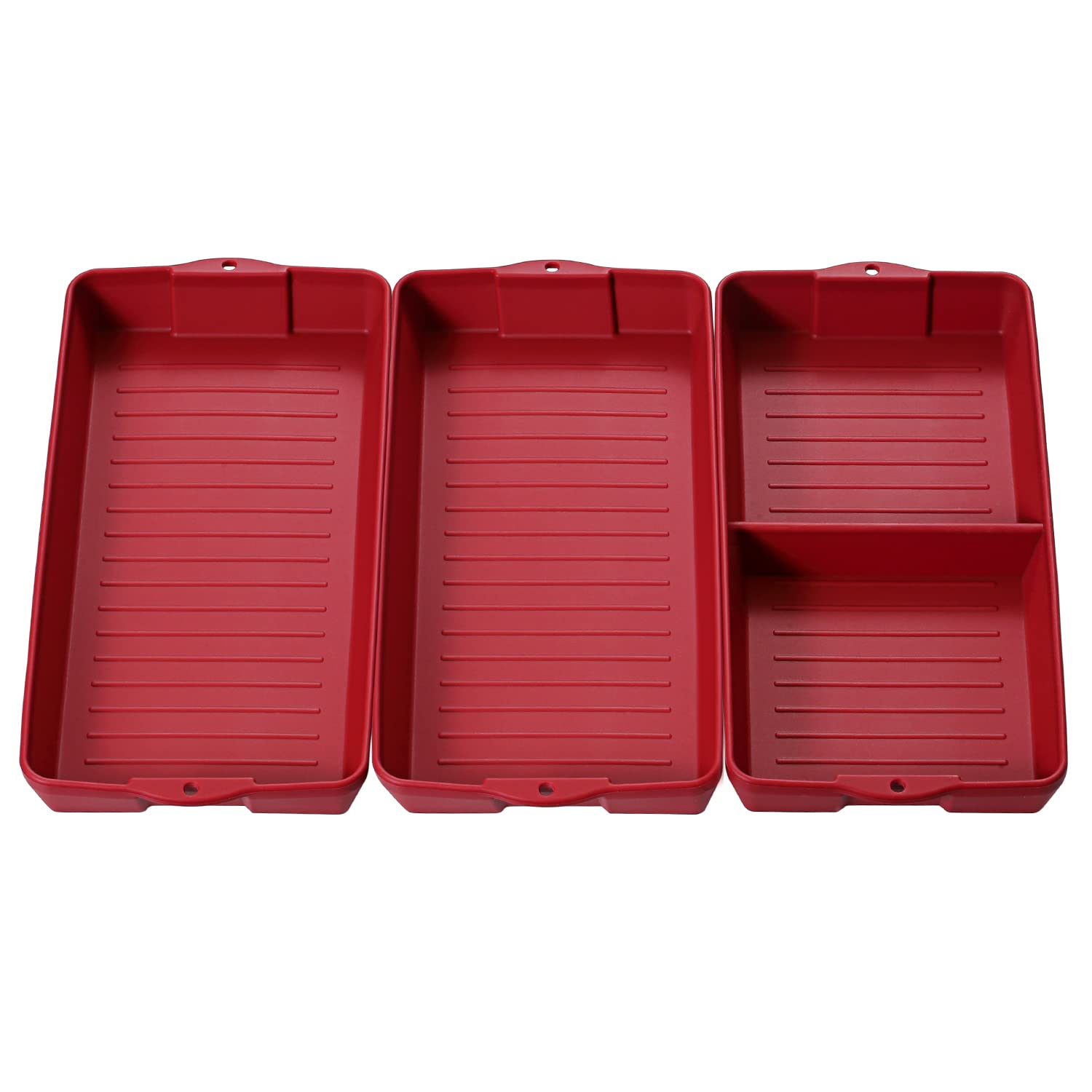 Nonstick Silicone Baking Mat Set - Large Cake Pan with Dividers for Oven & Air Fryer | Dishwasher Safe, Easy Clean | Perfect for Baking Cakes, Cookies, Bread & Meal Prep