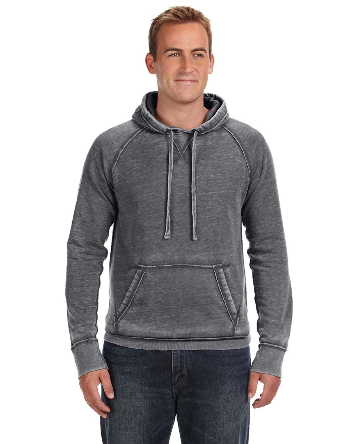 J. America Vintage Zen Fleece Pullover Hoodie - Cozy Unisex Sweatshirt for Men & Women | Perfect for Yoga, Meditation & Casual Wear
