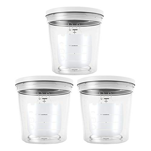 TOYANDONA 3-Piece Baby Formula Dispenser Set - Portable Milk Powder Storage Containers for Infants, BPA-Free Travel Snack Organizer | Perfect for Daycare, On-the-Go Feeding & Outdoor Adventures