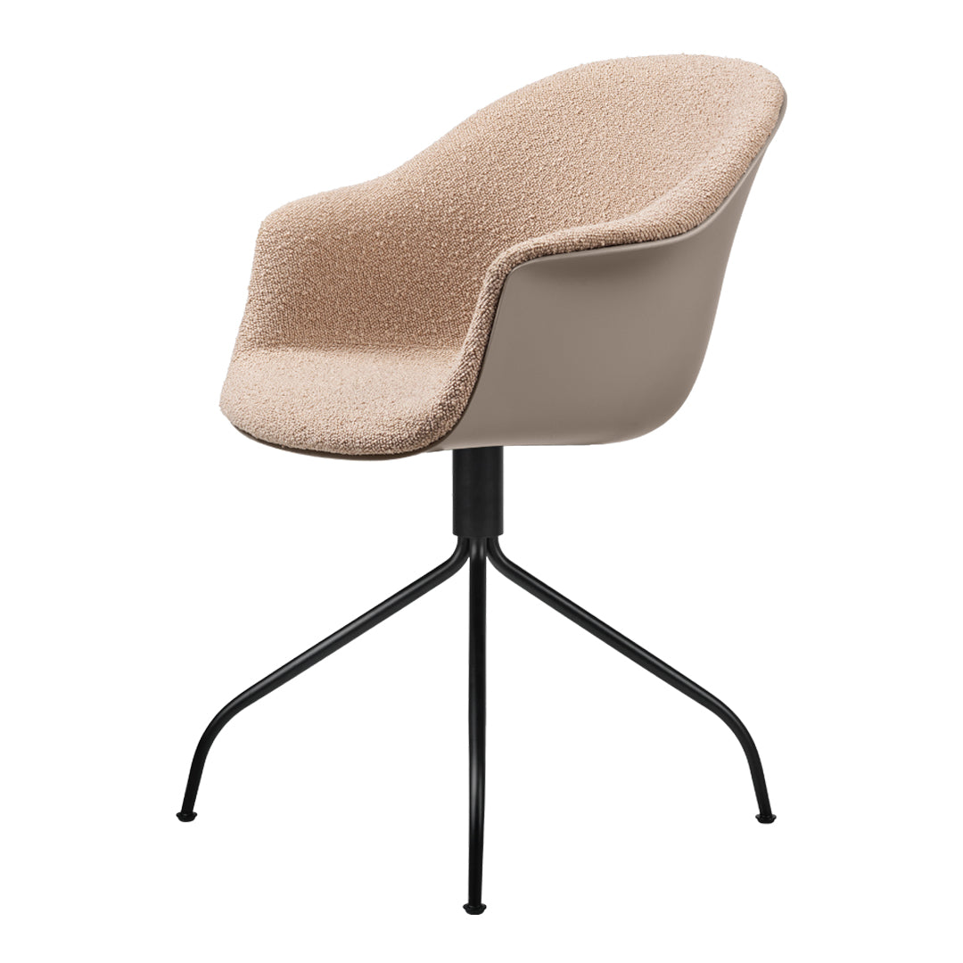 Ergonomic Bat Meeting Chair with Swivel Base & Front Upholstery - Perfect for Office Meetings, Conference Rooms & Home Workspaces