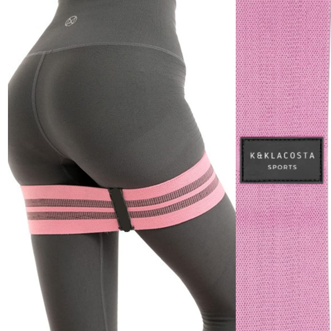 Premium K&KLACOSTA Elastic Resistance Bands Set for Women & Men - 3-Level Fitness Bands for Legs, Butt & Full Body Workout - Non-Slip Exercise Bands for Home Gym, Yoga, Pilates & Outdoor Training - Ideal Gift for Fitness Enthusiasts