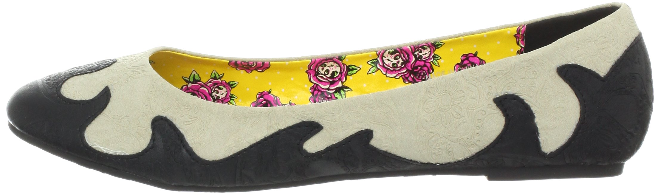 Iron Fist Women's Scary Prairie Ballet Flat Shoes - Gothic Punk Rock Fashion for Women | Perfect for Halloween, Concerts & Alternative Outfits