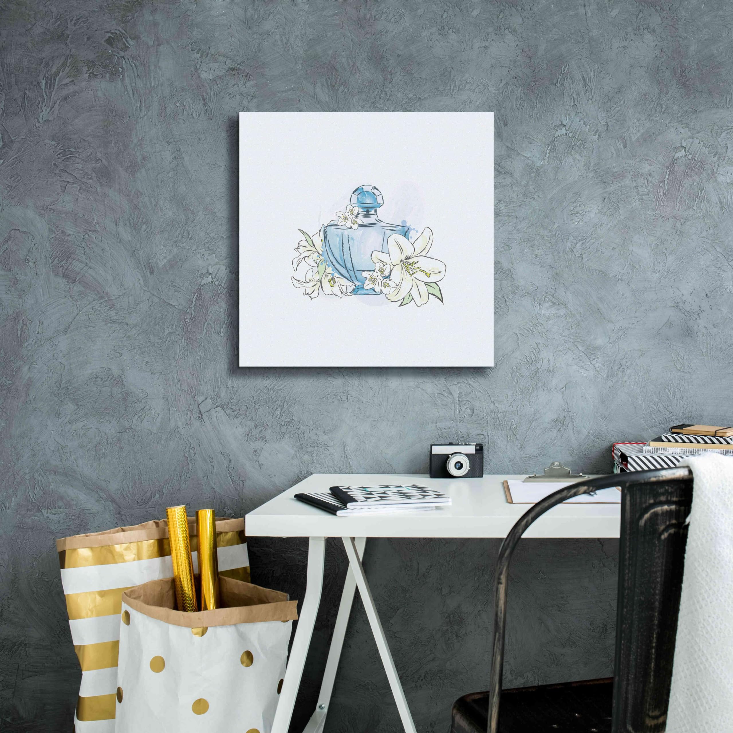 Incado 'Perfume II' Giclee Canvas Wall Art - 18x18 Inches Modern Graffiti Print for Living Room, Bedroom & Office Decor