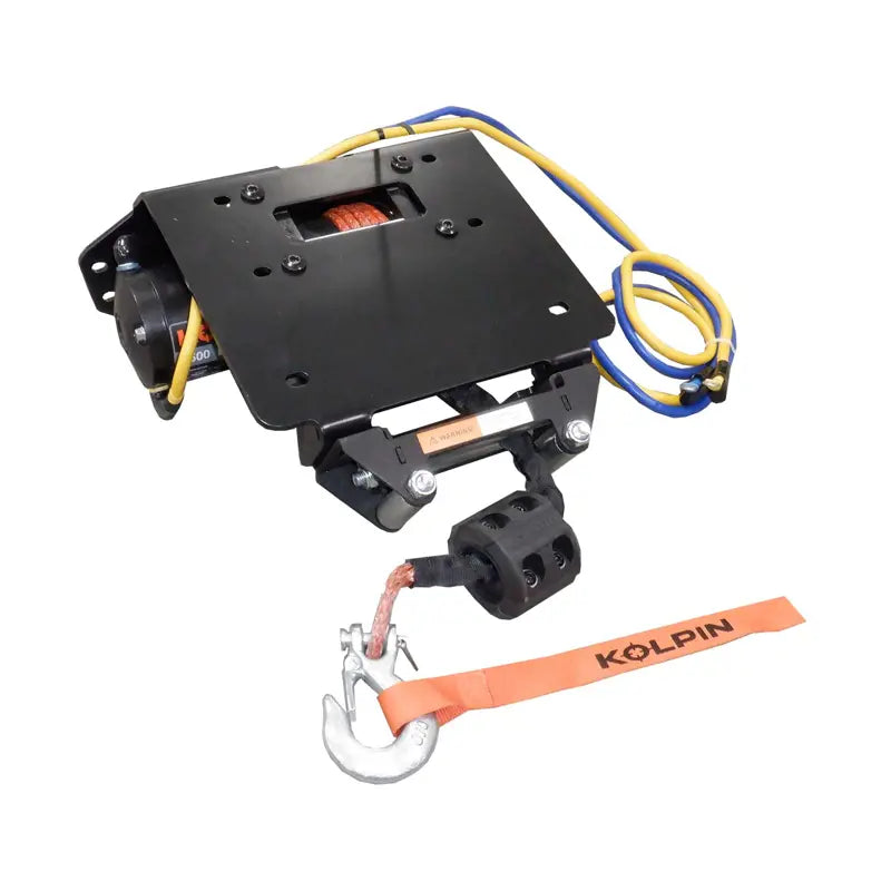 KOLPIN Quick Mount Winch 4500lb with Synthetic Rope for Honda Talon 1000 UTV - Heavy-Duty Off-Road Recovery & Utility Use