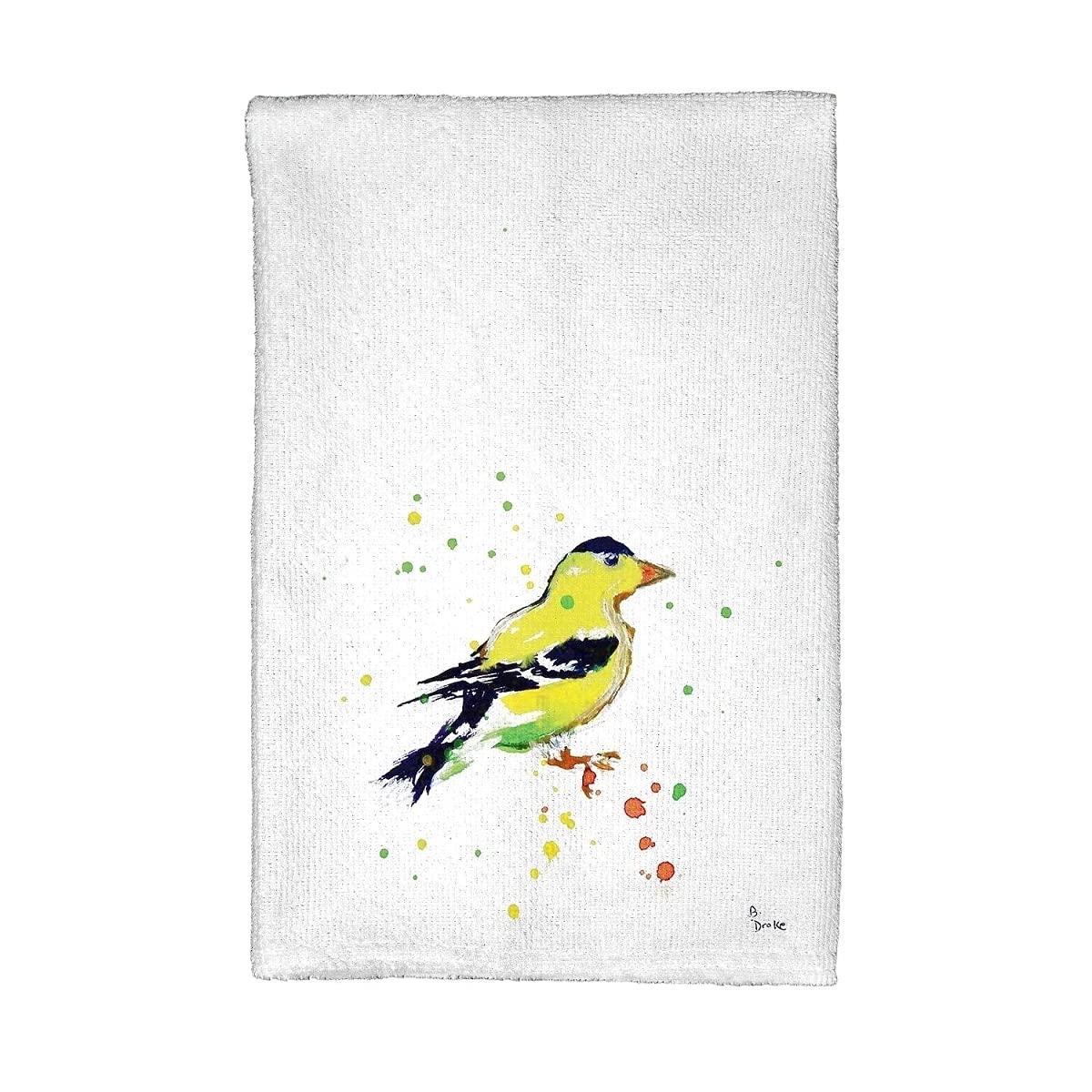Betsy Drake KT634 Goldfish Printed Kitchen Towel Set - Absorbent & Durable Dish Towels for Cooking, Cleaning & Decor