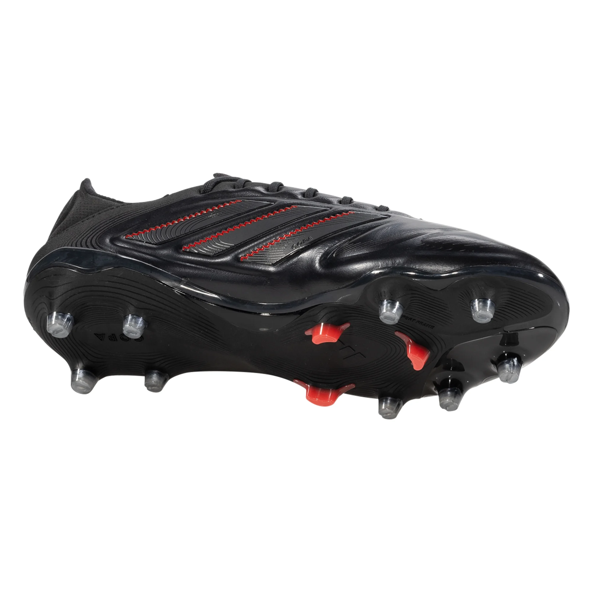 Adidas Copa Pure III Elite FG Soccer Cleats for Men - Black/Carbon/Lucid Red - Lightweight Football Shoes for Professional Players - Perfect for Turf Matches & Training Sessions