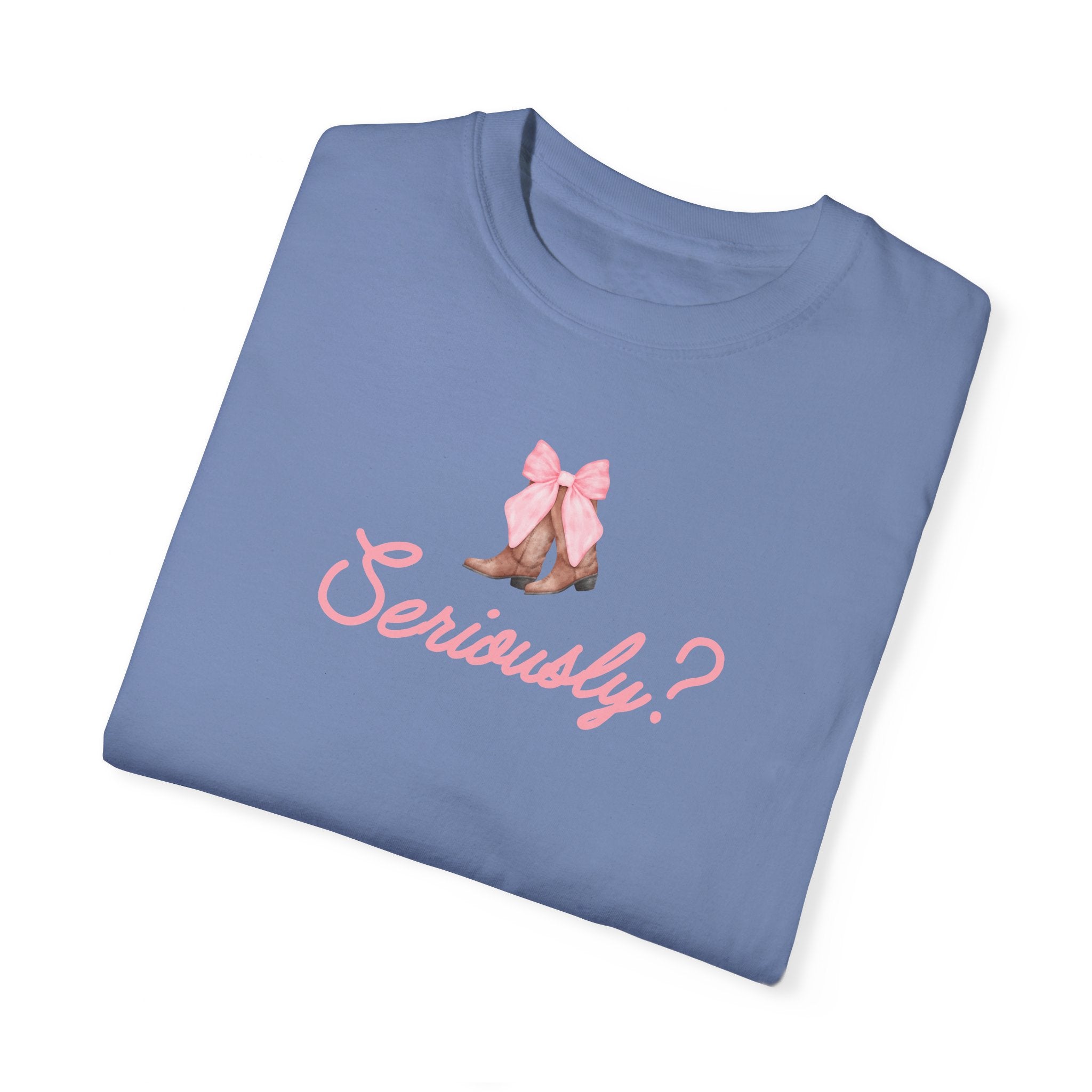 Seriously Cowboy Boots Graphic T-Shirt for Men & Women - Western Style Casual Tee for Country Music Fans, Rodeo Events & Cowboy Fashion