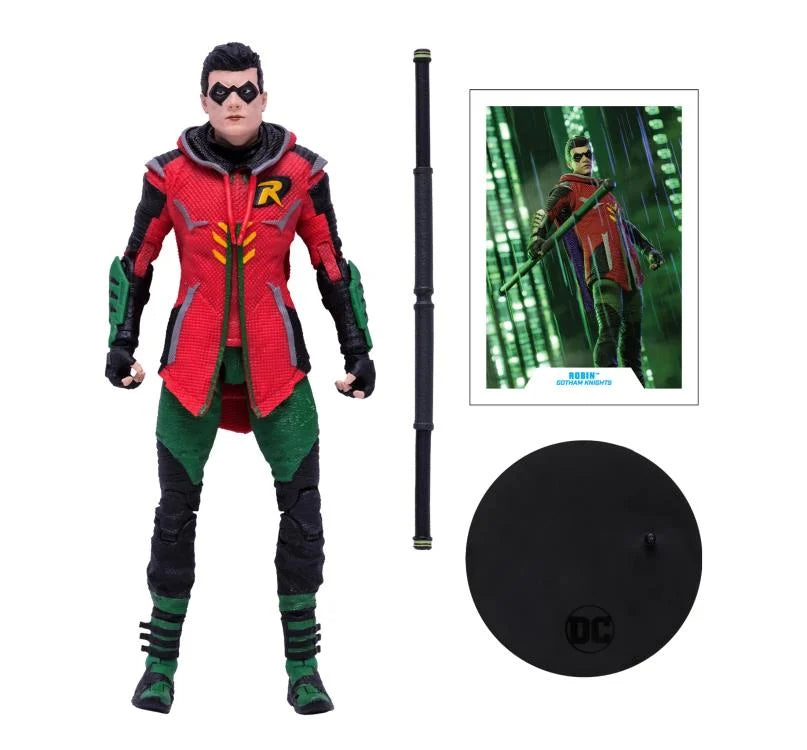 DC Multiverse Gotham Knights Robin Action Figure 7-Inch Collectible Toy - Perfect for Superhero Fans, Display & Play | Batman Universe Gift for Kids & Adults