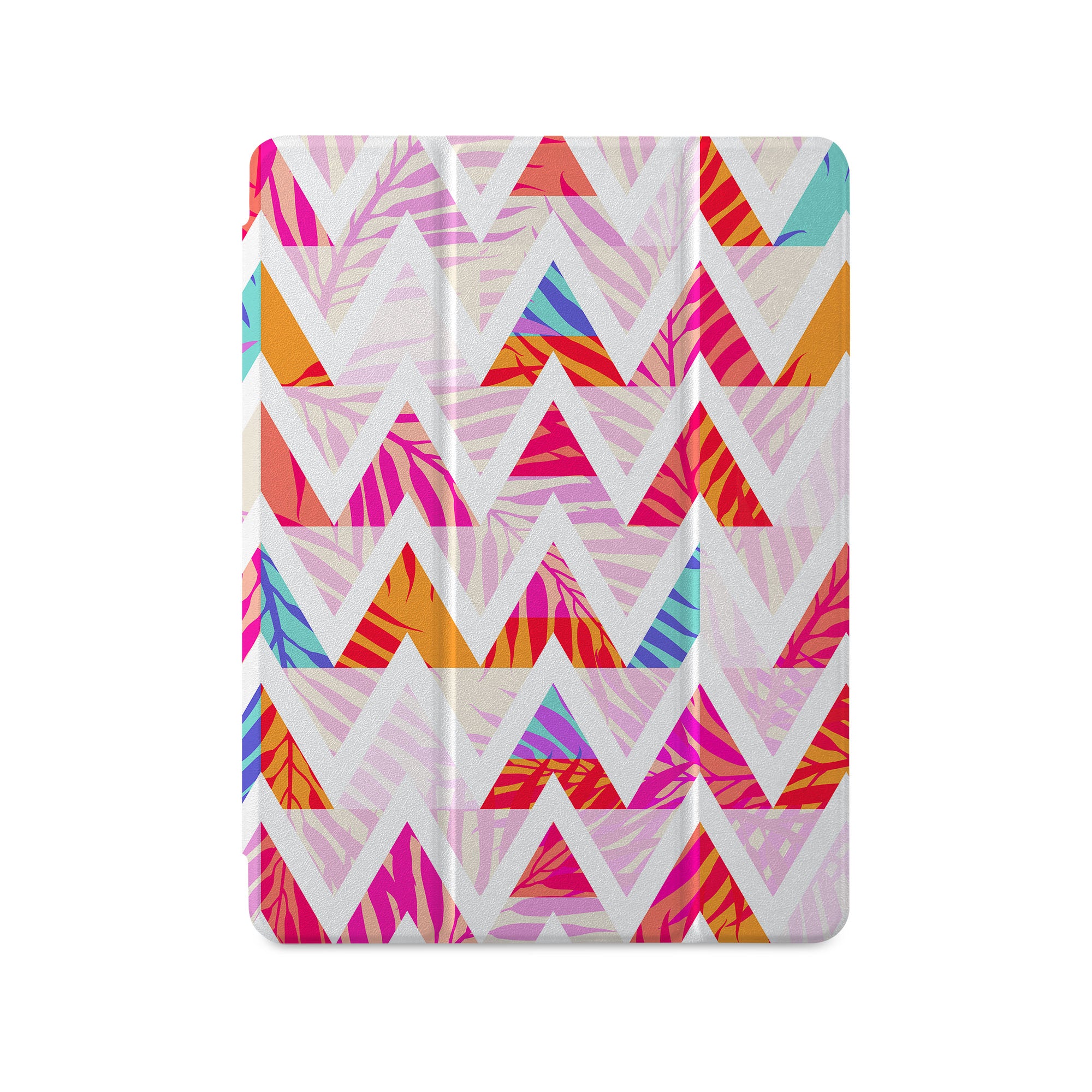 iPad 360 Elite Case with Geometric Flower Design - Protective Cover for iPad Air/Pro - Perfect for Work, Travel & School Use