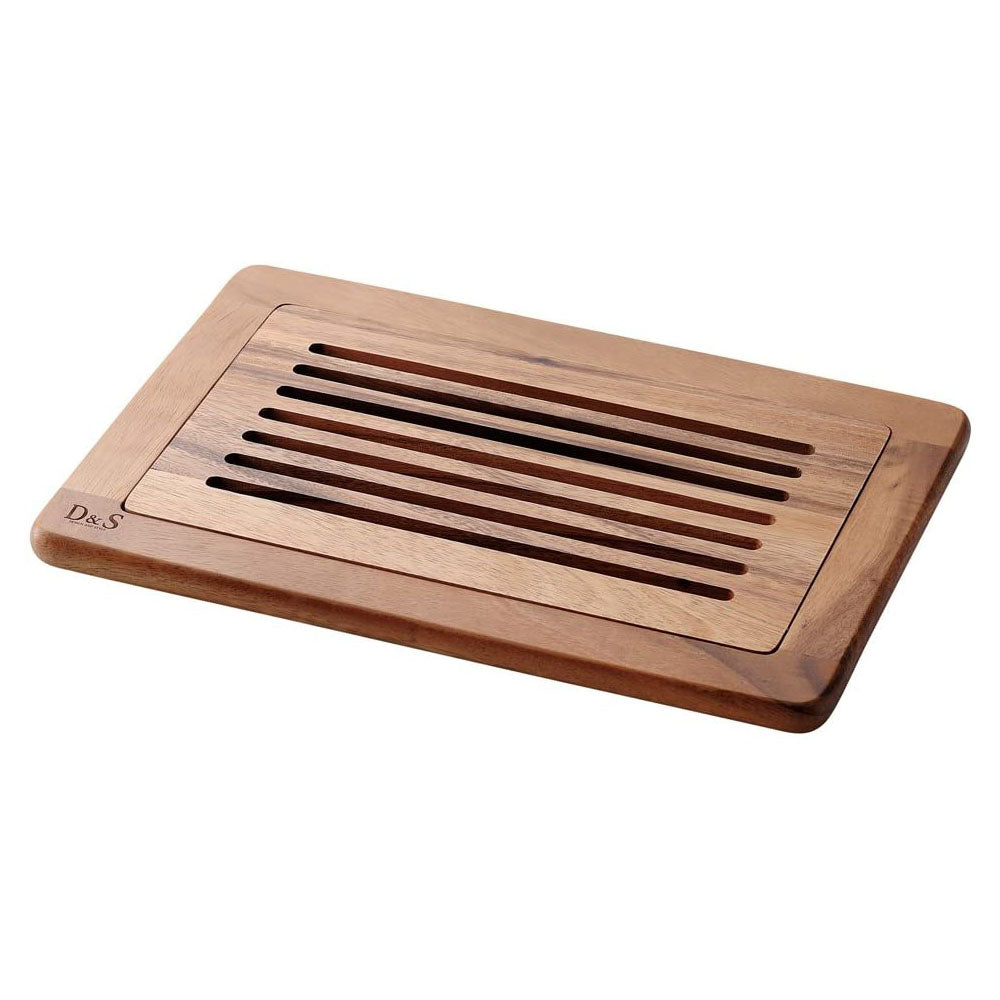 D&S Bread Cutting Board with Non-Slip Base - Perfect for Slicing Bread, Fruits, and Vegetables - Ideal for Kitchens, Bakeries, and Food Prep Stations