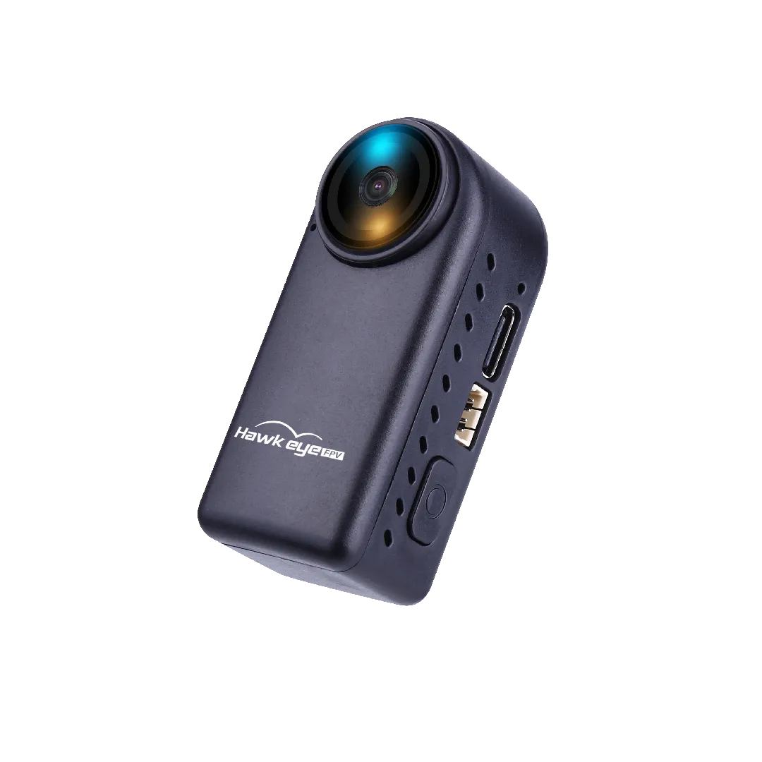 Hawkeye 4K Ultra HD Action Camera - 12MP Sony Sensor, 5-23V, 34.5g Lightweight - Perfect for Pet Monitoring, Sports & Outdoor Adventures