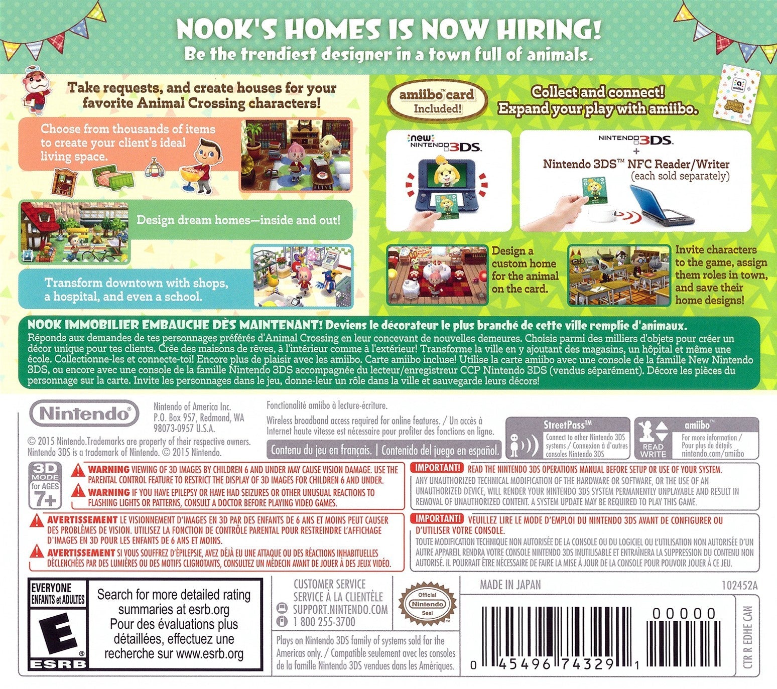 Animal Crossing: Happy Home Designer - Nintendo 3DS Game | Design Dream Homes for Villagers | Perfect for Relaxing & Creative Play
