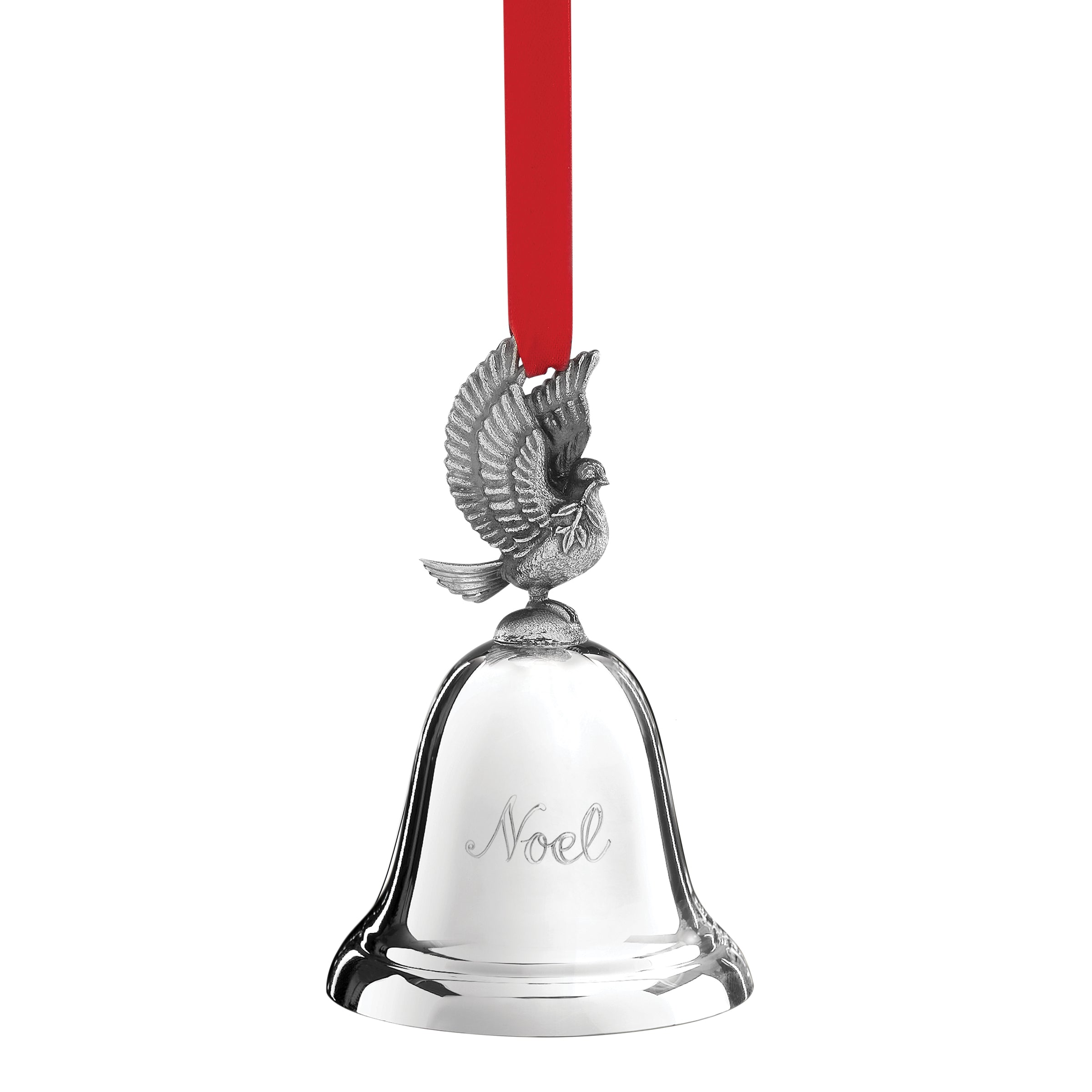 2020 40th Annual Silverplate Noel Bell Christmas Ornament - Perfect for Holiday Tree Decorations, Gift Giving & Festive Home Decor