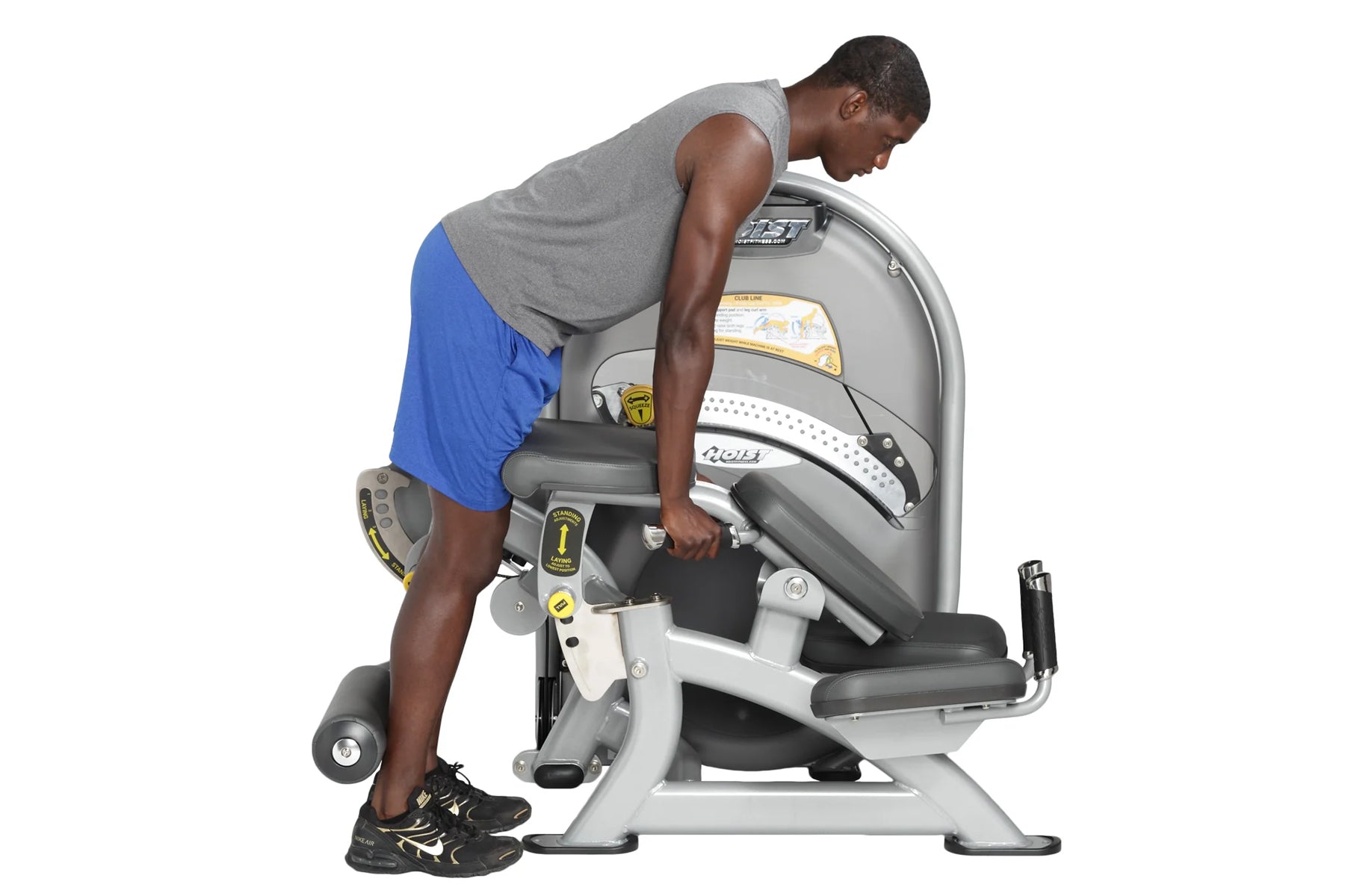 Hoist CL 3408 Standing & Prone Leg Curl Machine - Gym Strength Training Equipment for Hamstrings & Glutes - Perfect for Home & Commercial Fitness Studios