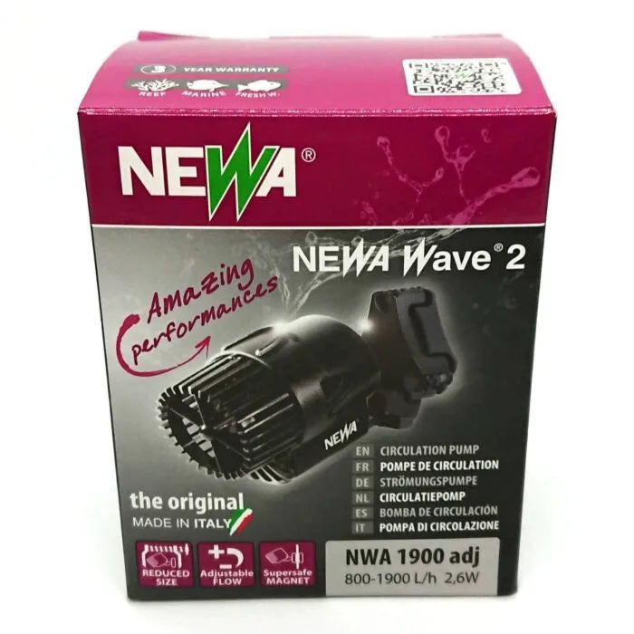 NEWA Wave Circulation Pump - High Efficiency Water Pump for Aquariums, Ponds & Hydroponics | Quiet & Energy Saving Submersible Pump for Fish Tanks, Fountain & Water Features