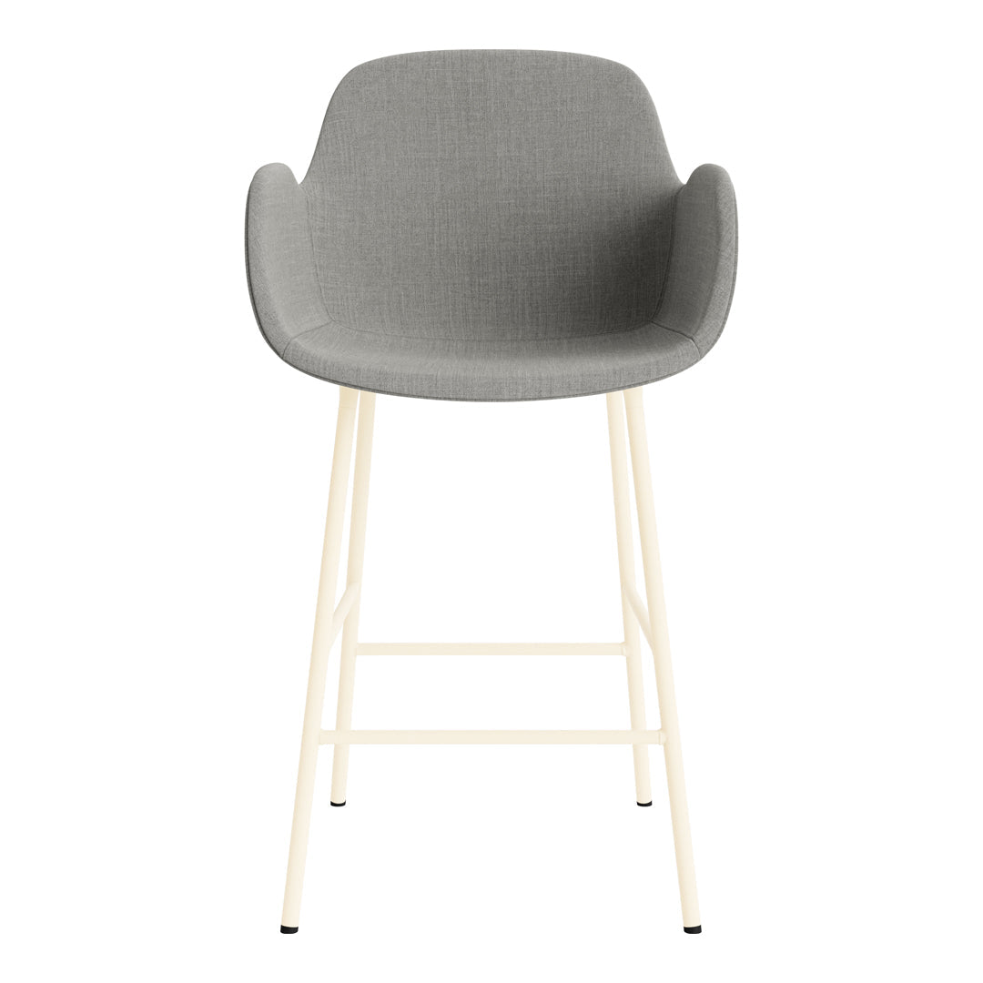 Stylish Fully Upholstered Form Counter Armchair - Perfect for Kitchen Islands, Breakfast Bars & Home Dining Areas