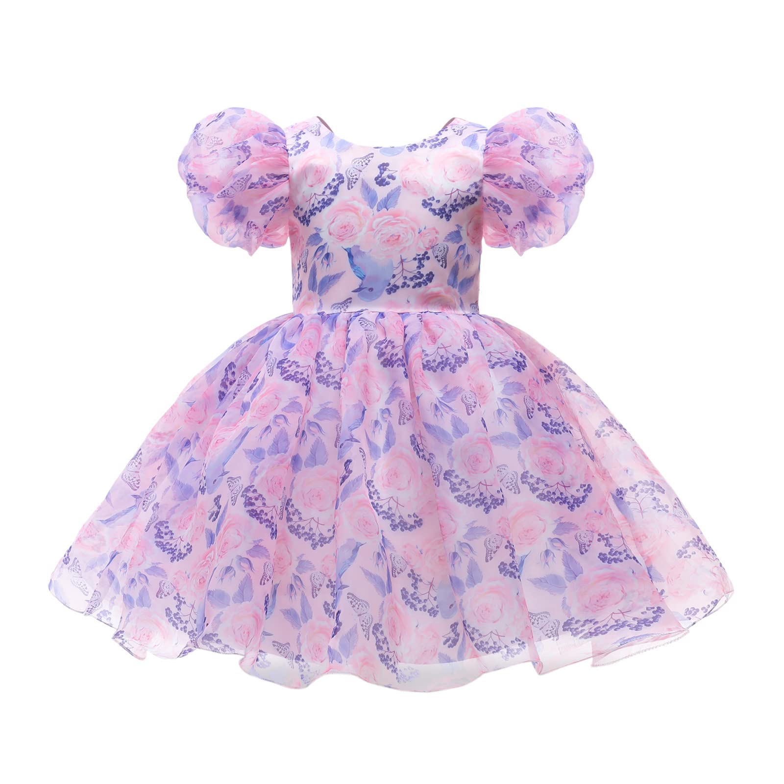 Toddler Baby Girl Cotton Linen Lace Princess Overall Sundress - Comfortable Sleeveless Dress for Infants & Little Girls - Perfect for Summer Outings, Birthday Parties & Photo Shoots