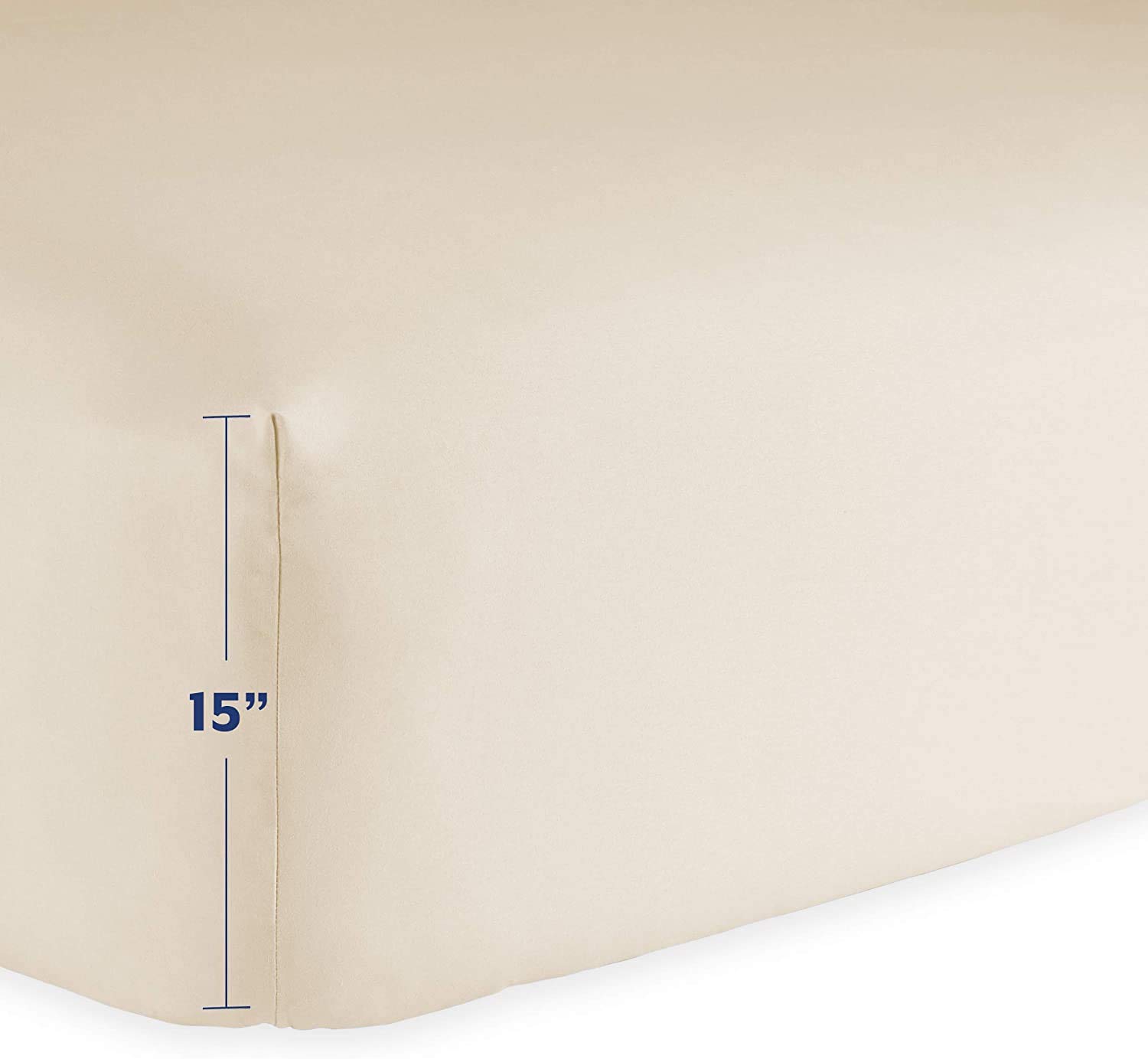 600 Thread Count Percale Cotton Sheets Full Size - Ultra Soft & Breathable Bed Sheet Set with Deep Pockets | Perfect for Hot Sleepers & Luxury Bedding (Fits Mattress Up to 16