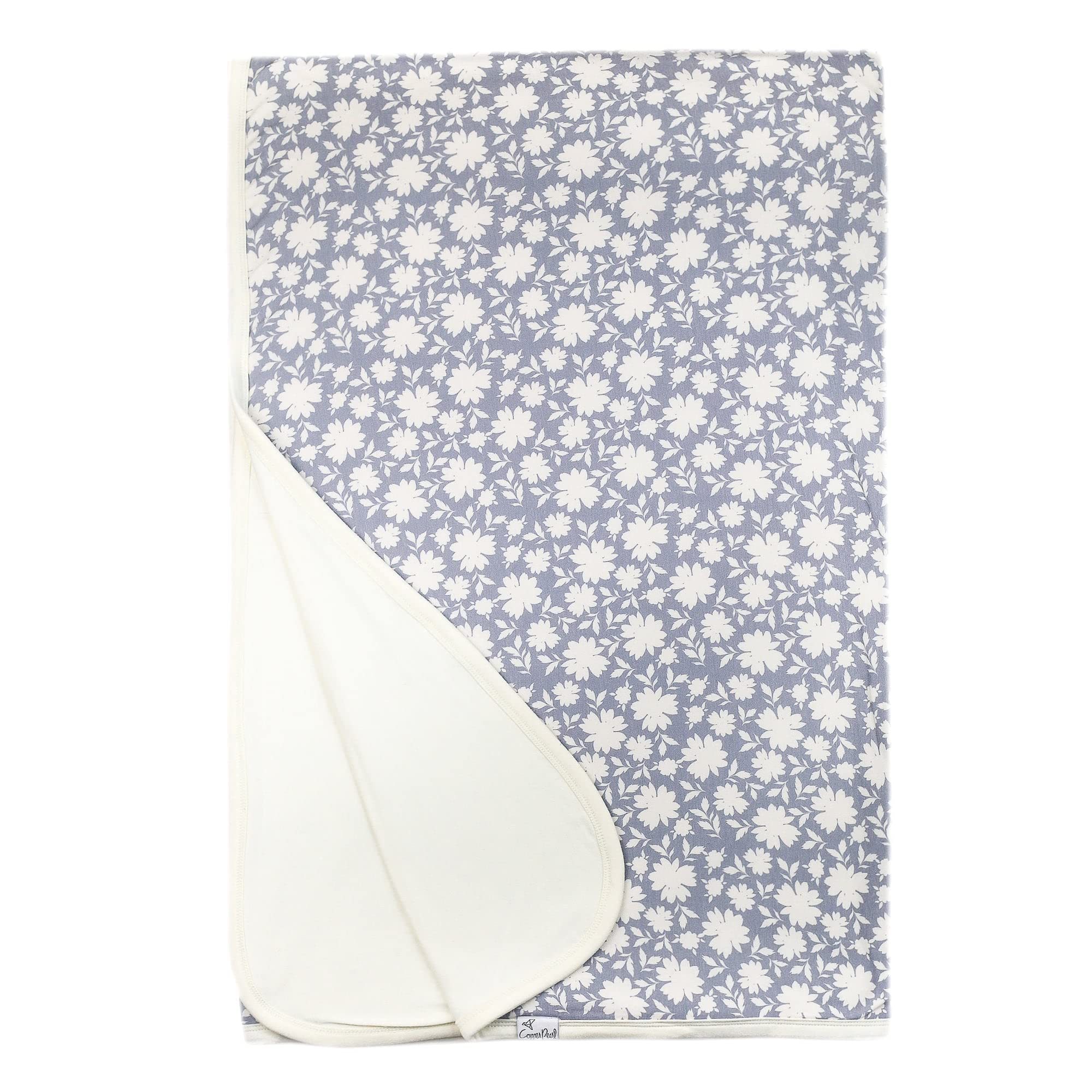 Premium Copper Pearl Jumbo 3-Layer Baby Blanket - Ultra Soft & Breathable Baby Quilts for Boys & Girls | Cozy Toddler Blanket for Newborns | 46x46 Inch Polyester/Rayon Blend | Lacie Design | Perfect for Nursery, Stroller & Cuddle Time