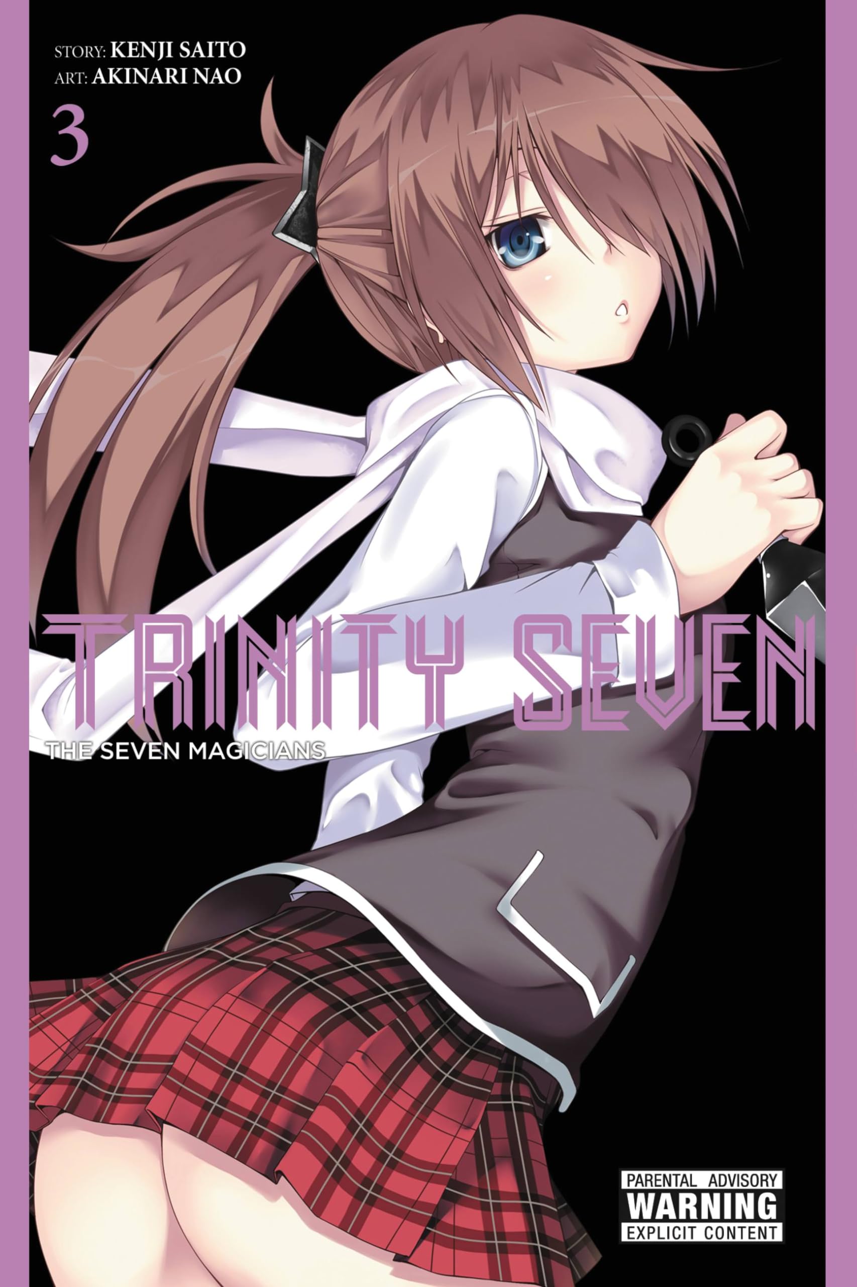Trinity Seven Vol. 3: The Seven Magicians - Manga Book | Anime Fantasy Adventure Story | Perfect for Manga Collectors & Anime Fans