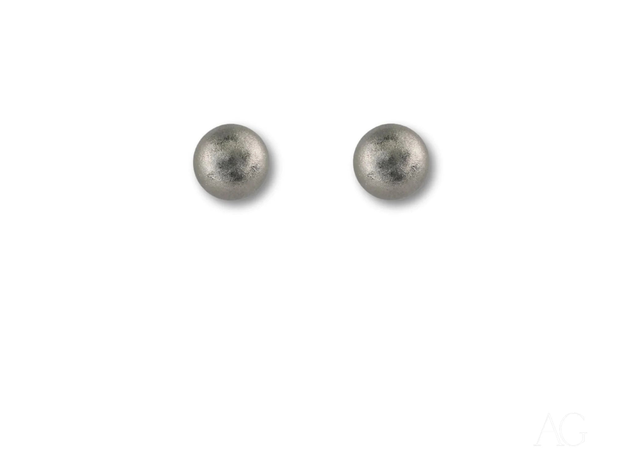 18K White Gold Ball Earrings – Elegant & Hypoallergenic Studs for Women | Perfect for Weddings, Parties & Everyday Wear