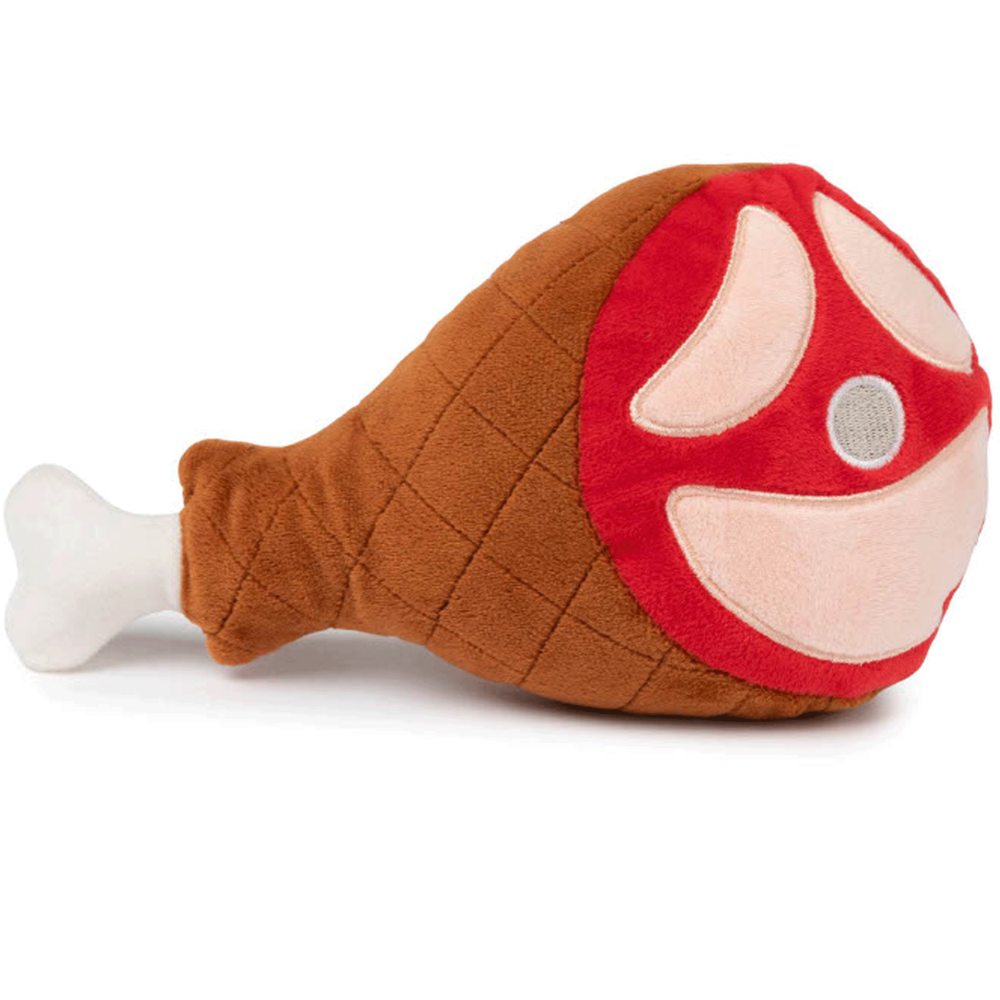 Fuzzyard Holiday Ham Brown Dog Chew Toy - Durable & Safe for Puppies & Adult Dogs - Perfect for Christmas Gifts & Playtime Fun