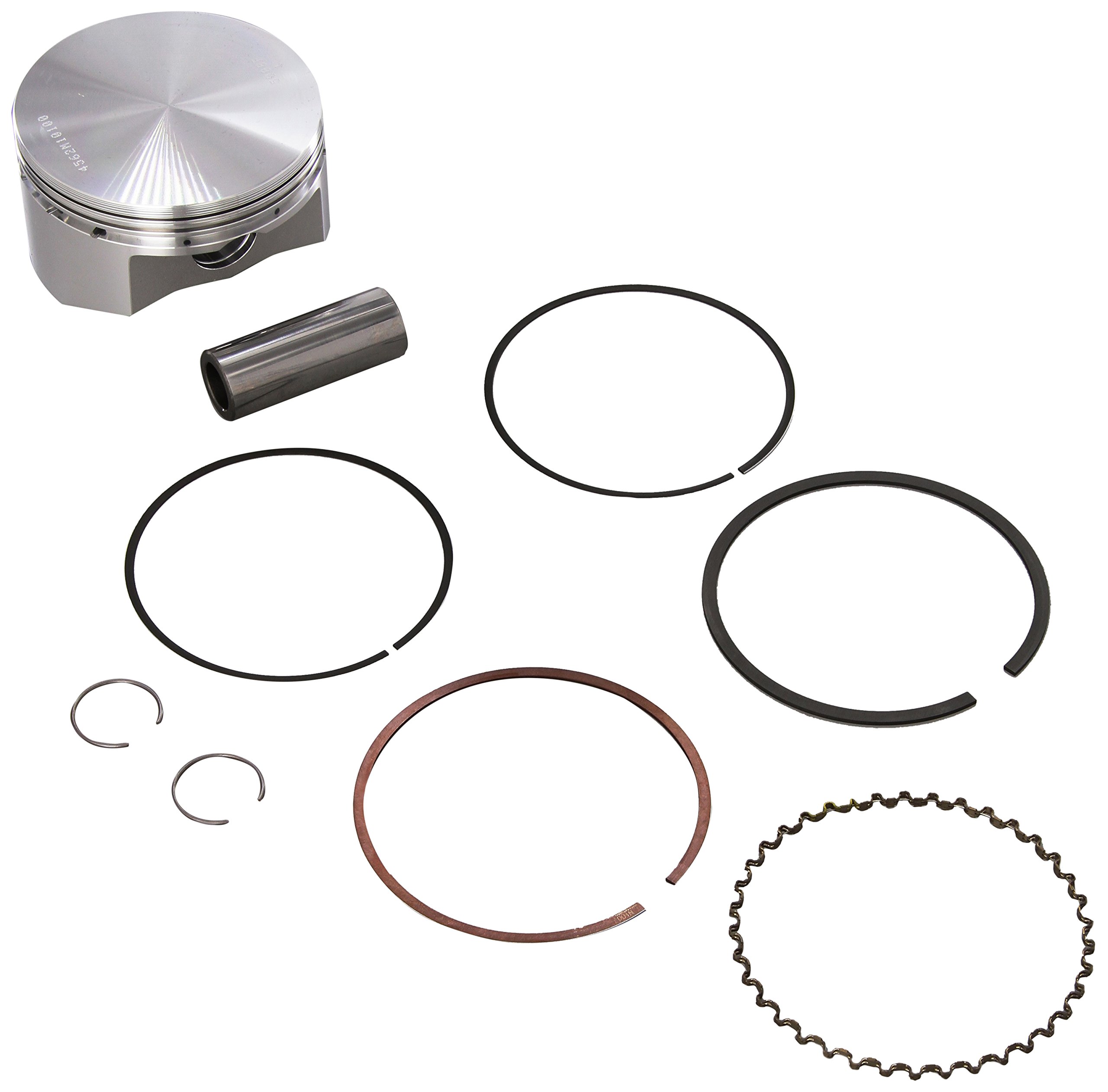 Wiseco 4562M10100 101.00mm 8.7:1 Compression Ratio 657cc High Performance Motorcycle Piston Kit - Black | Compatible with Yamaha, Honda, Suzuki & Kawasaki | Ideal for Engine Rebuilds & Performance Upgrades