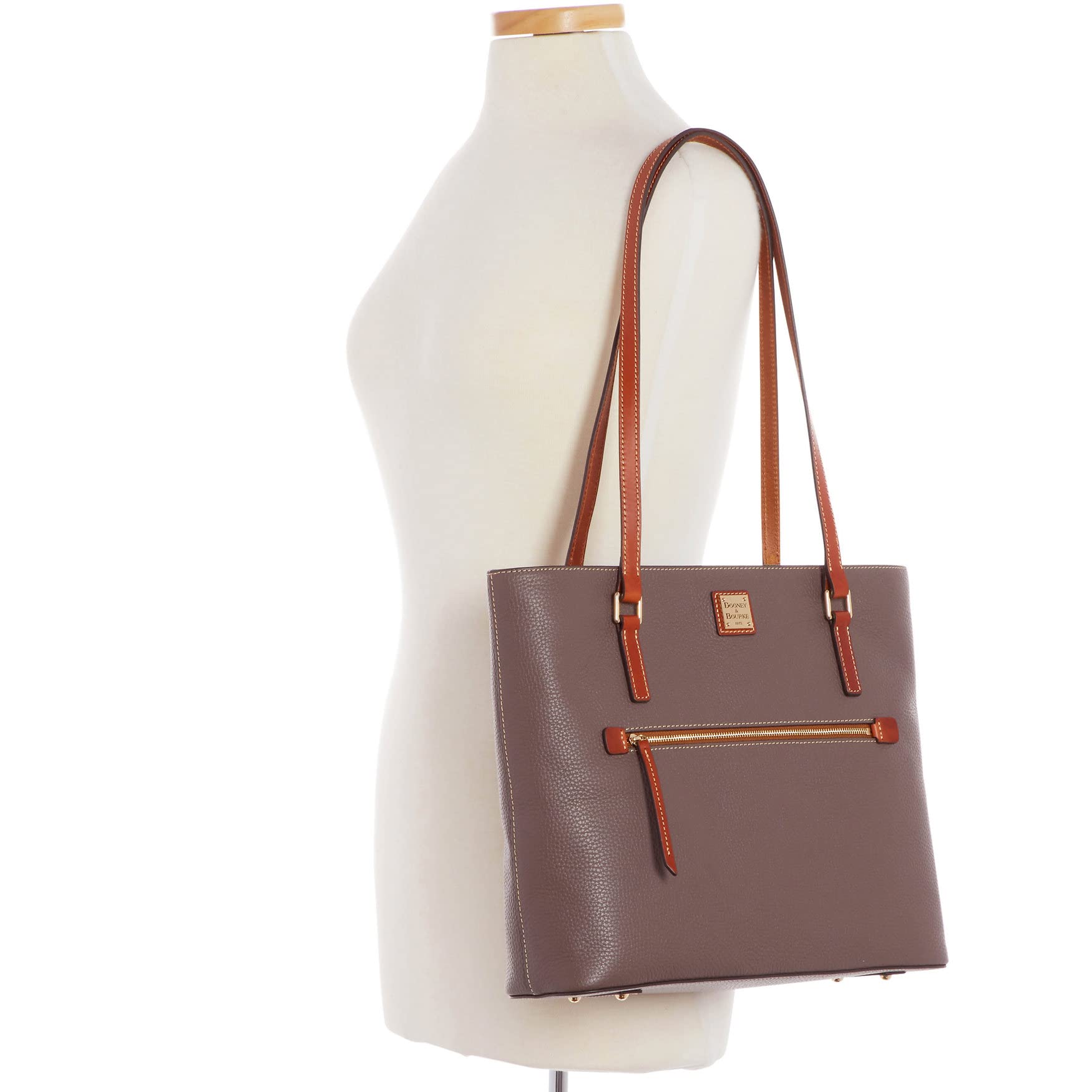 Dooney & Bourke Leather Tote Bags for Women - Large Designer Shoulder Bag with Long Straps, Perfect for Work, Travel & Everyday Use