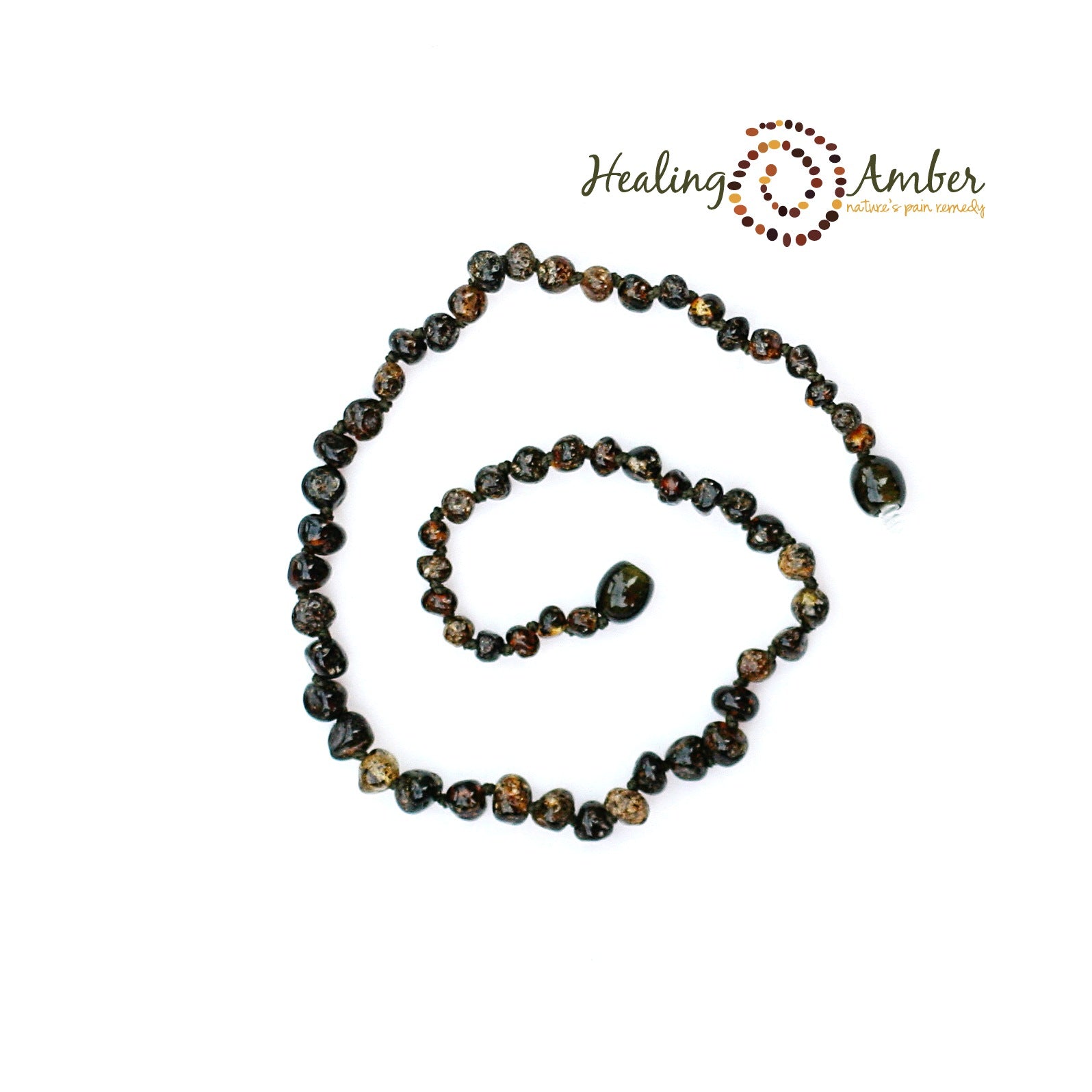 Natural Baltic Amber Teething Necklace for Babies & Toddlers (11-13 inches) - Safe & Soothing Relief for Teething Pain - Perfect for Home, Travel & Daycare Use