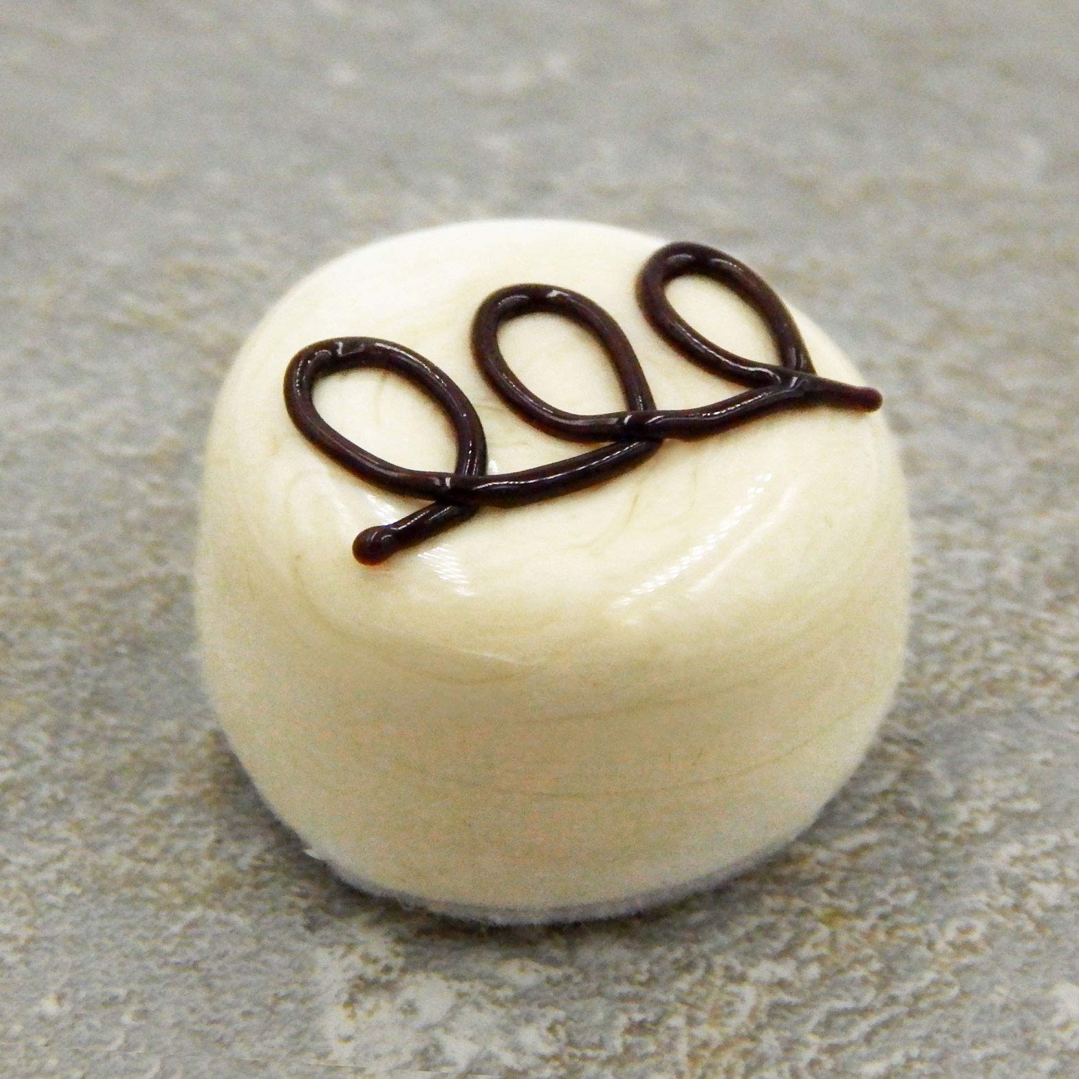 Handmade Art Glass Candy Treat - Chocolate & Vanilla Swirl | Unique Edible Gift for Birthdays, Weddings & Party Favors