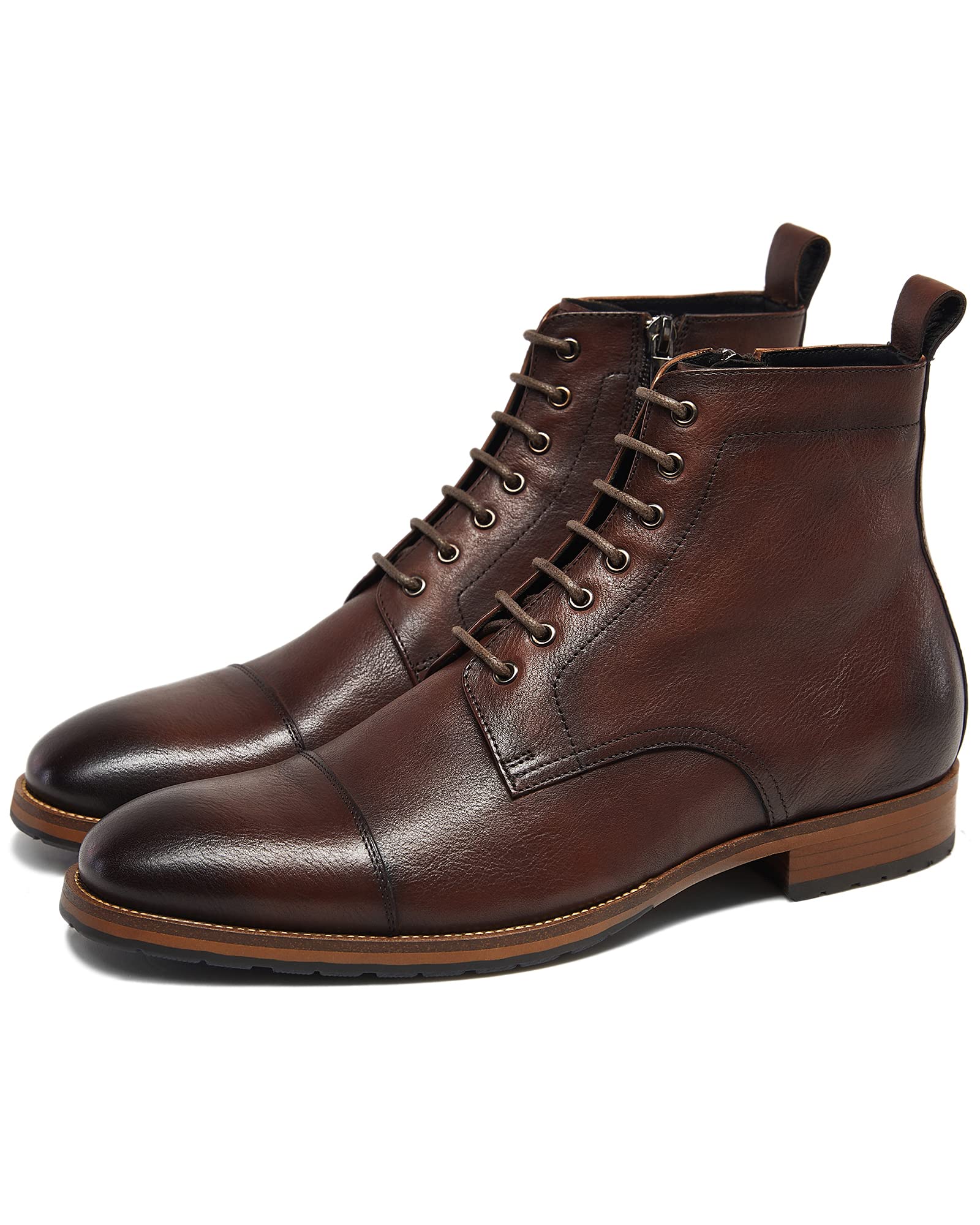 Men's Leather Chukka Boots - Casual & Dress Boots for Everyday Wear, Office & Outdoor Activities