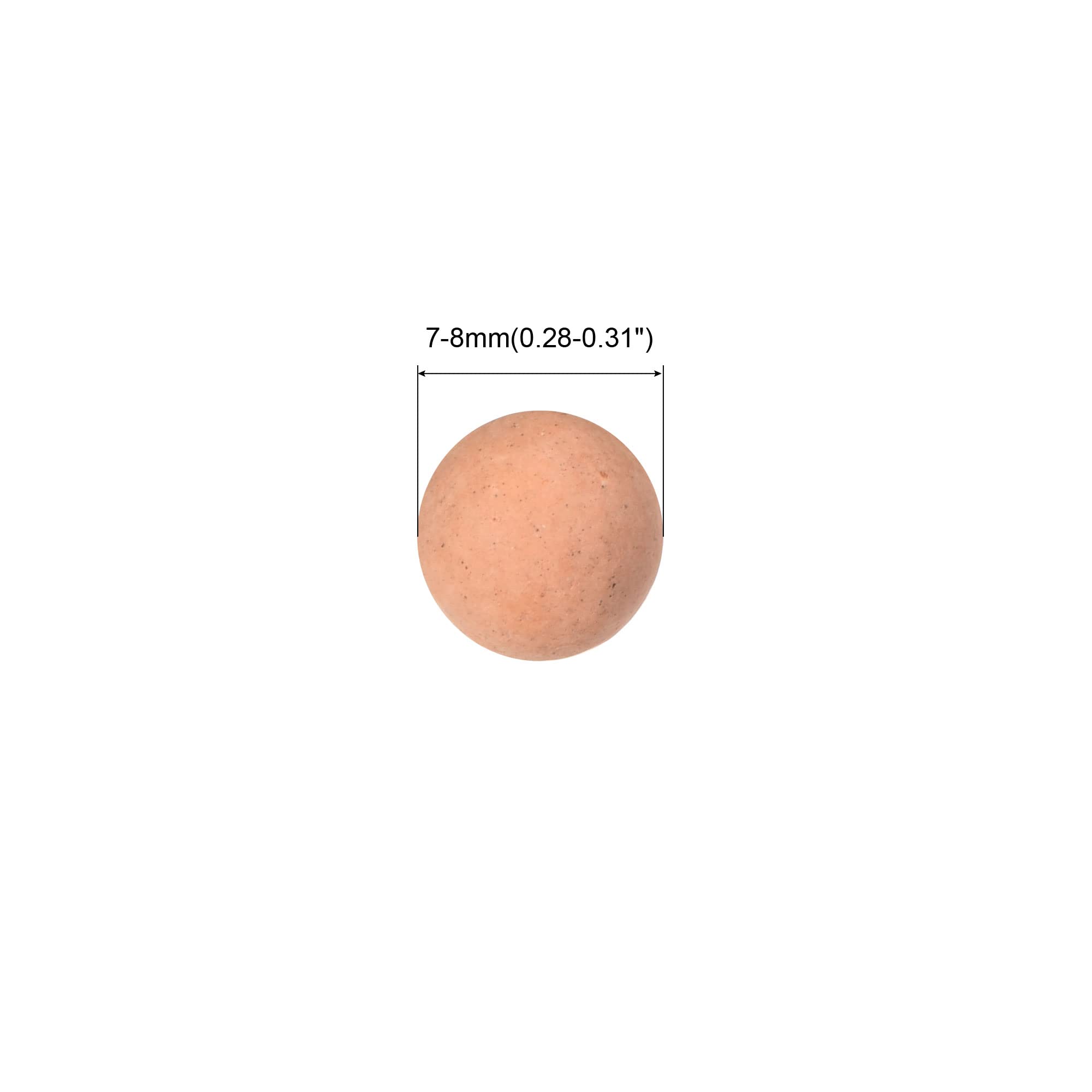 MECCANIXITY 7-8mm Pink Clay Pebbles - 0.88 lbs Hydroponic Growing Media for Indoor Plants, Orchids, Bonsai Trees | Perfect for Hydroponics, Aquaponics, Vase Filler & Home Garden Decor