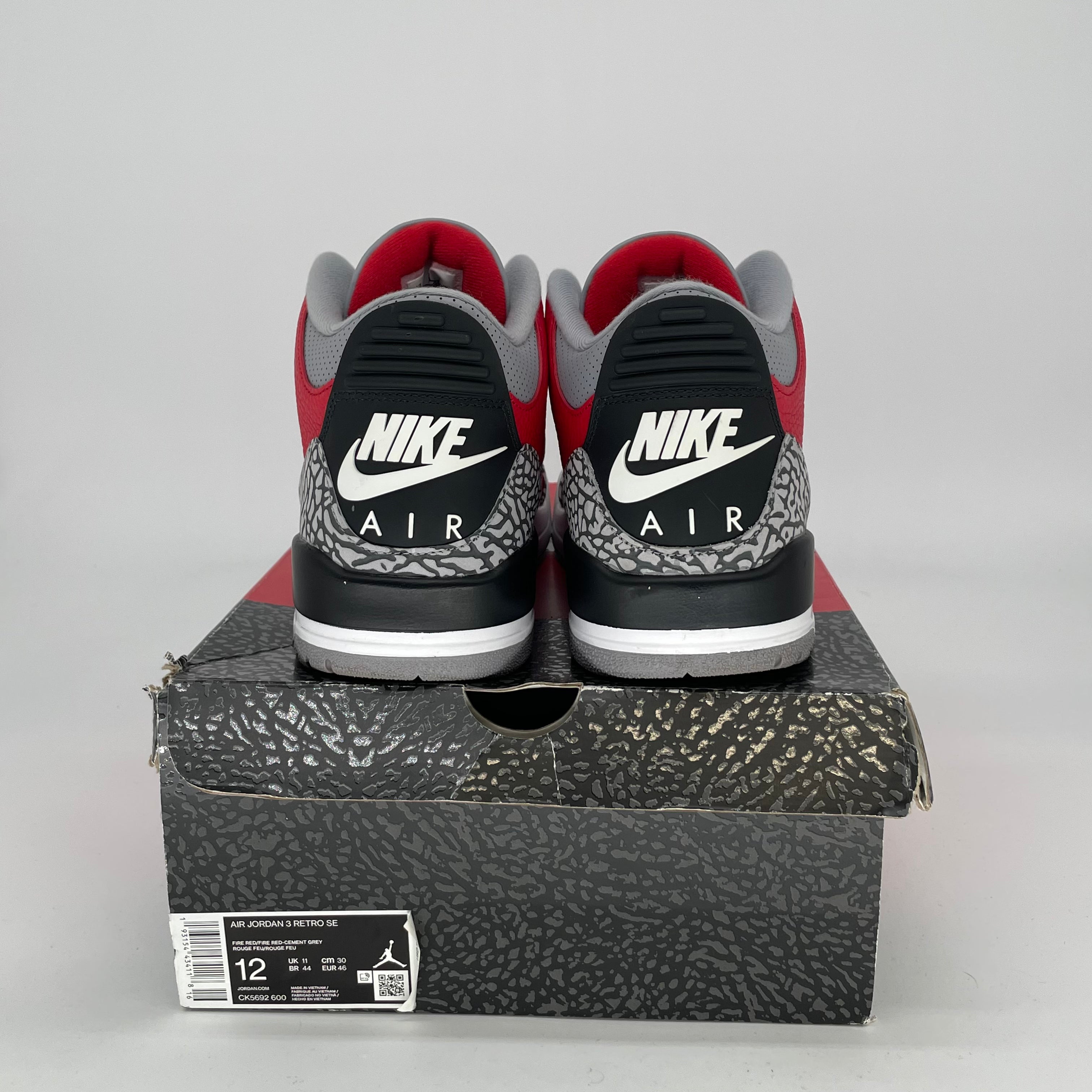 AIR JORDAN 3 UNITE Retro Basketball Shoes Men's Size 12 - CK5692-600 | Authentic Nike Sneakers for Running, Gym & Streetwear Fashion