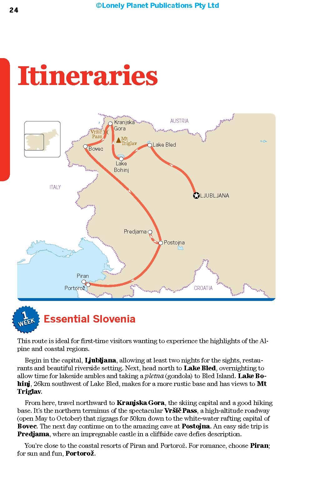 Lonely Planet Slovenia 9th Edition Travel Guide - Best Sights, Maps & Insider Tips for Exploring Slovenia's Hidden Gems - Perfect for Solo Travelers, Road Trips & Adventure Vacations