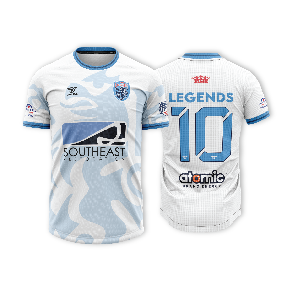 Legends FC Home Jersey - Authentic Soccer Jersey for Fans & Players - Perfect for Matches, Training & Casual Wear