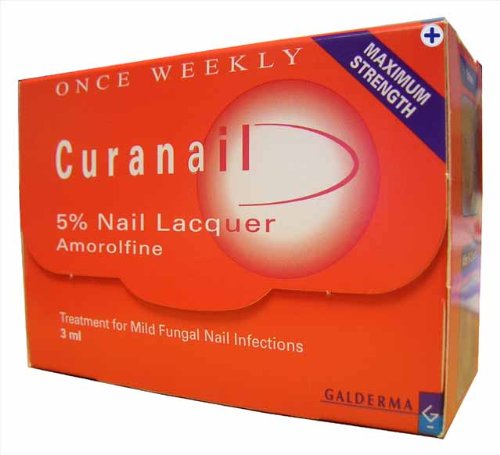2 Pack Curanail 5% Nail Lacquer - Amorolfine Antifungal Treatment for Toenail & Fingernail Fungus - Doctor Recommended Solution for Stronger, Healthier Nails - Perfect for Athletes, Swimmers & Active Lifestyles