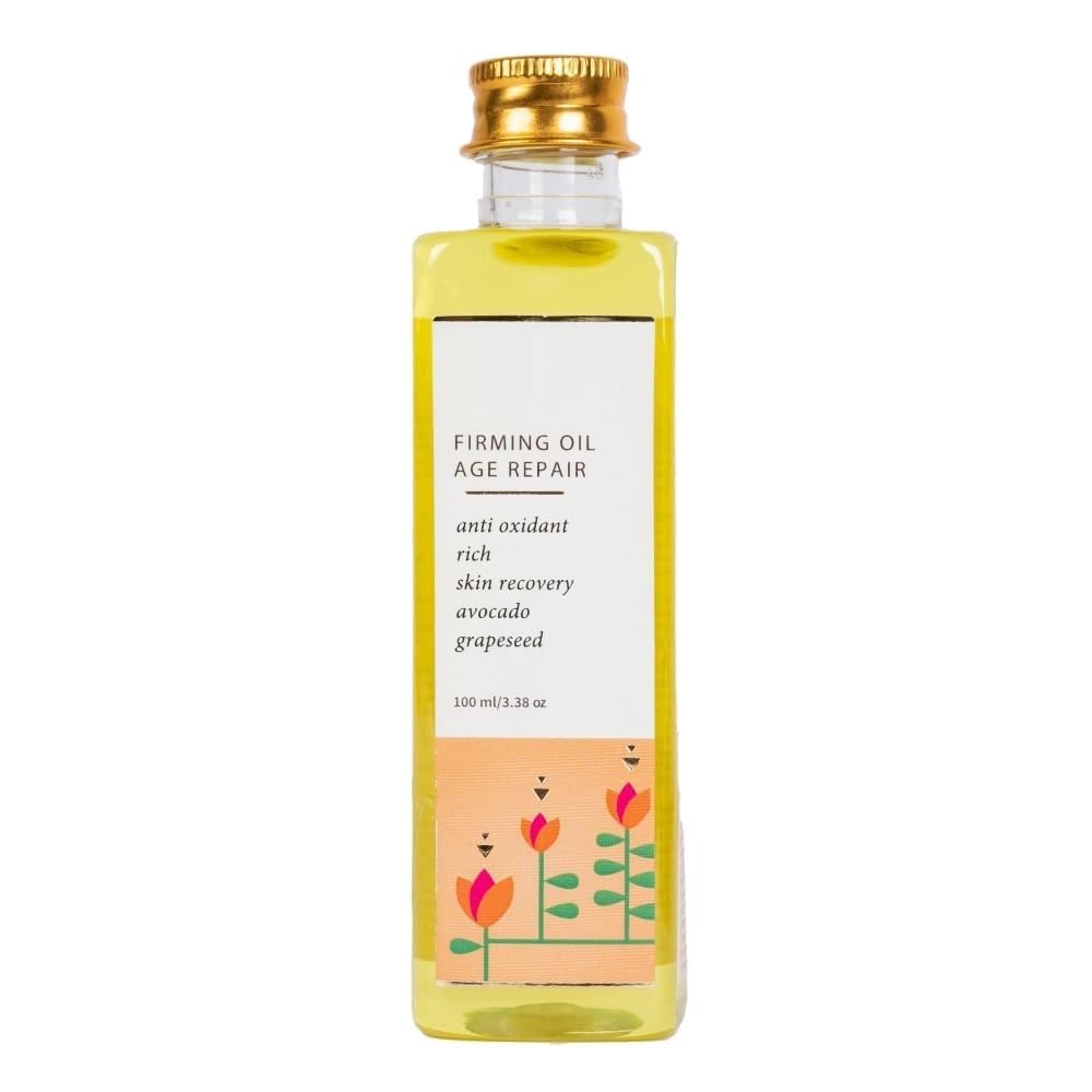 RJ Avocado & Grapeseed Firming Body Oil - 100ml Moisturizing Massage Oil for Glowing Skin, Anti-Aging Face & Body Care - Perfect for Winter Hydration & Post-Bath Use