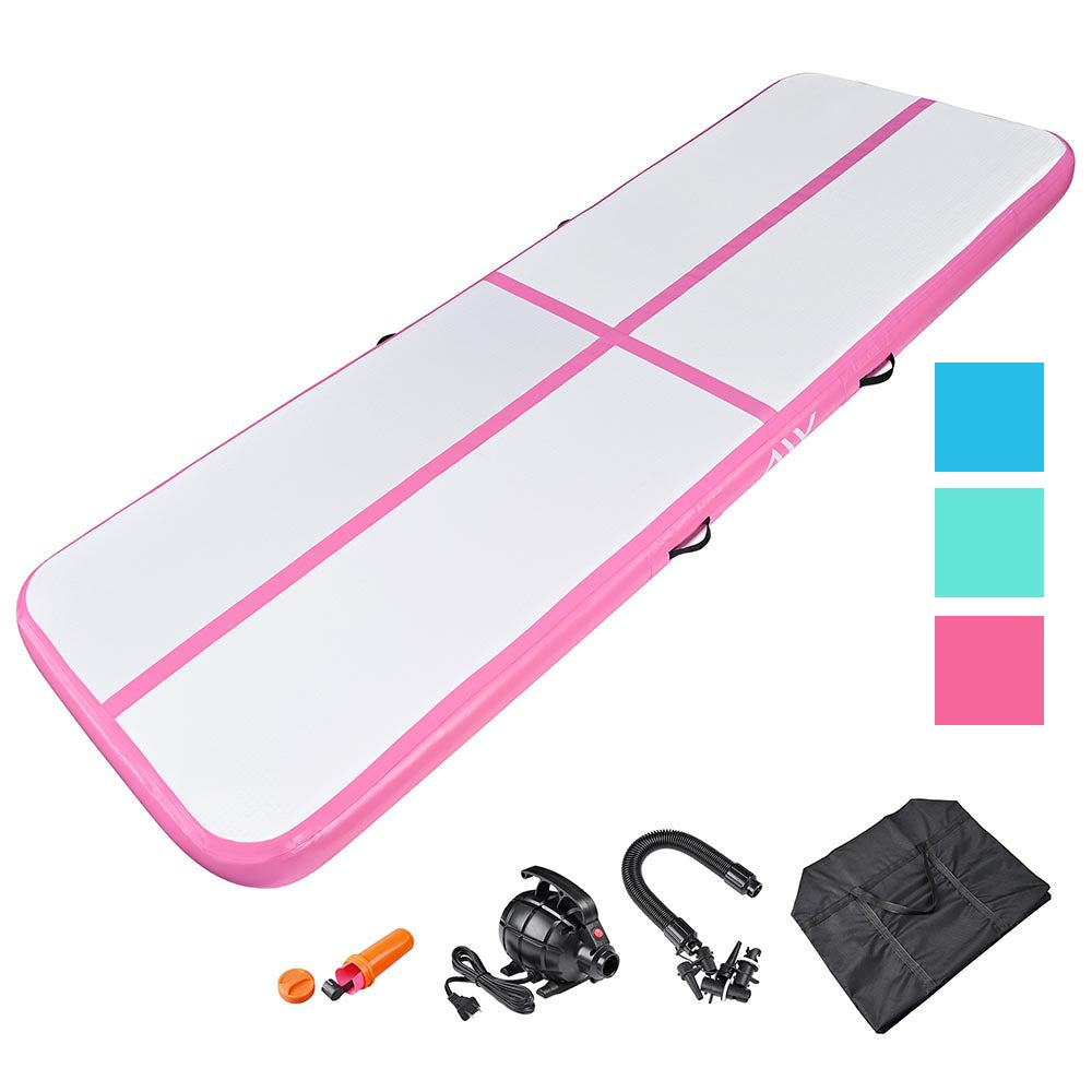10 ft Air Gymnastics Mat Track with Pump - 6