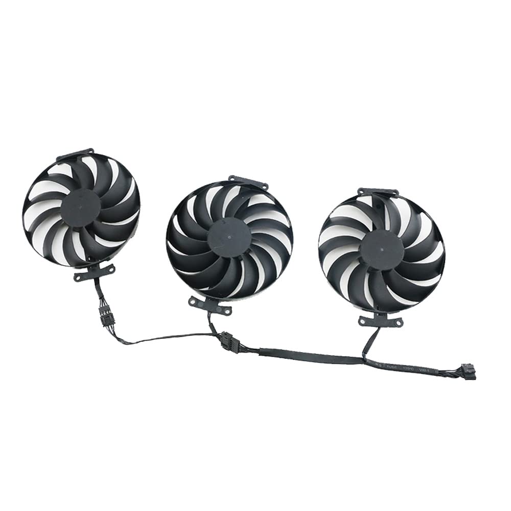 ASUS ROG Strix RTX 3070/3070Ti/3080/3080Ti/3090/3060Ti RX 6700 XT/6800 95mm GPU Cooling Fan Replacement - Quiet CF1010U12S Graphics Card Fan for Enhanced Gaming Performance & PC Cooling