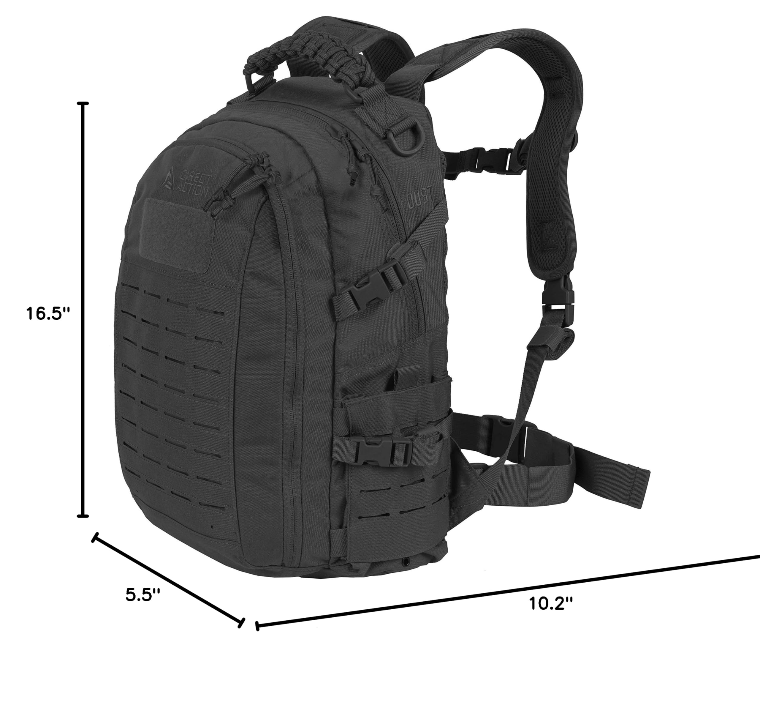 Dust Tactical Backpack 20L - Military Style Rucksack for Hiking, Camping & Travel - Water Resistant & Durable Outdoor Gear