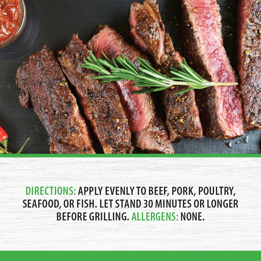 Premium Steak & Chop Seasoning - Gourmet Grill & BBQ Spice Blend for Ribs, Pork, Beef - Perfect for Grilling, Roasting & Home Cooking